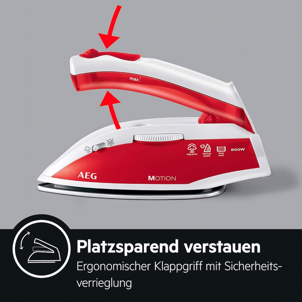 AEG Reise-Dampfbügeleisen »DBT 800«, 800 W