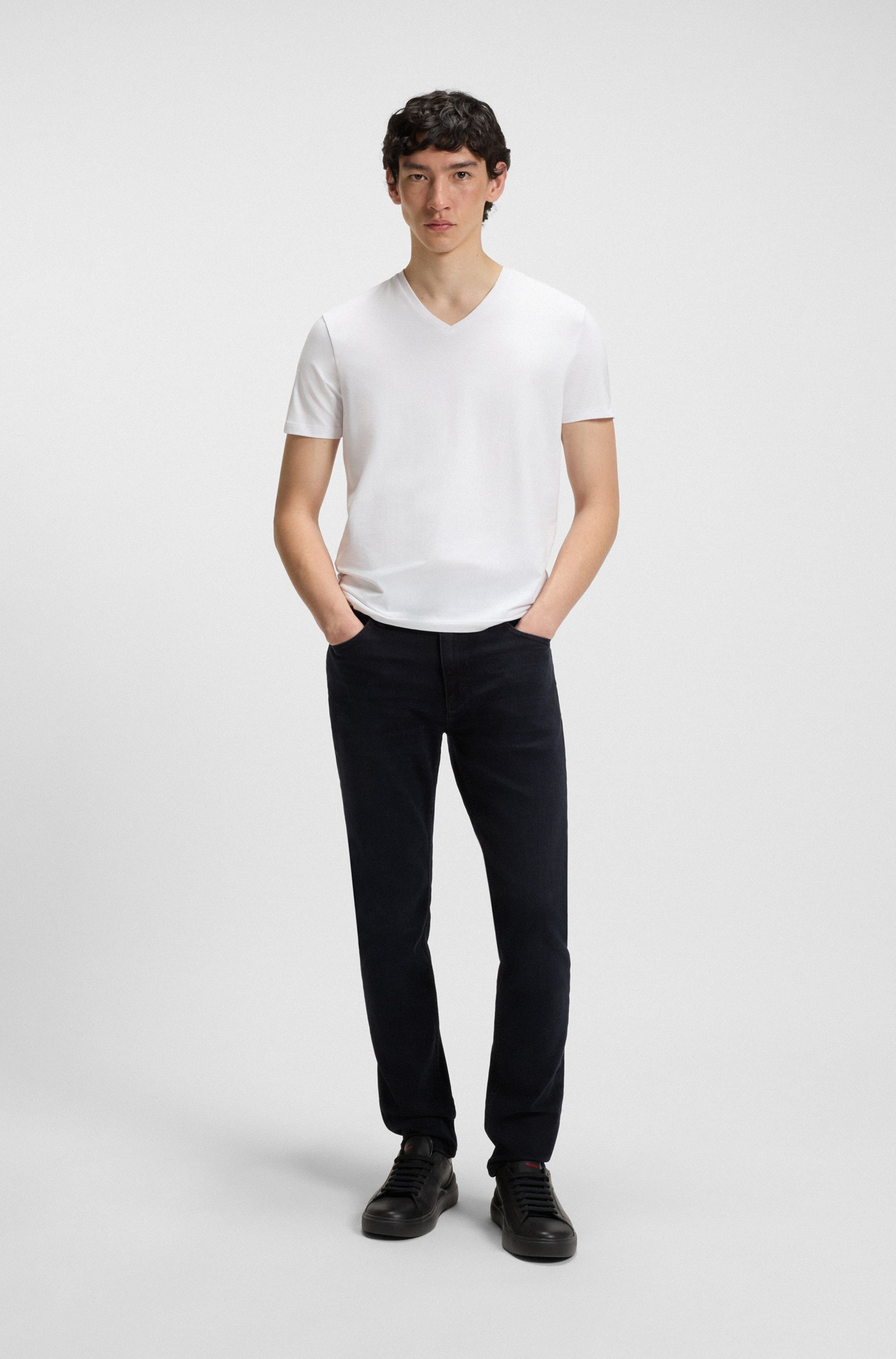 HUGO 1100000002199 »HUGO 734« aus Stretch-Denim, extra schmal