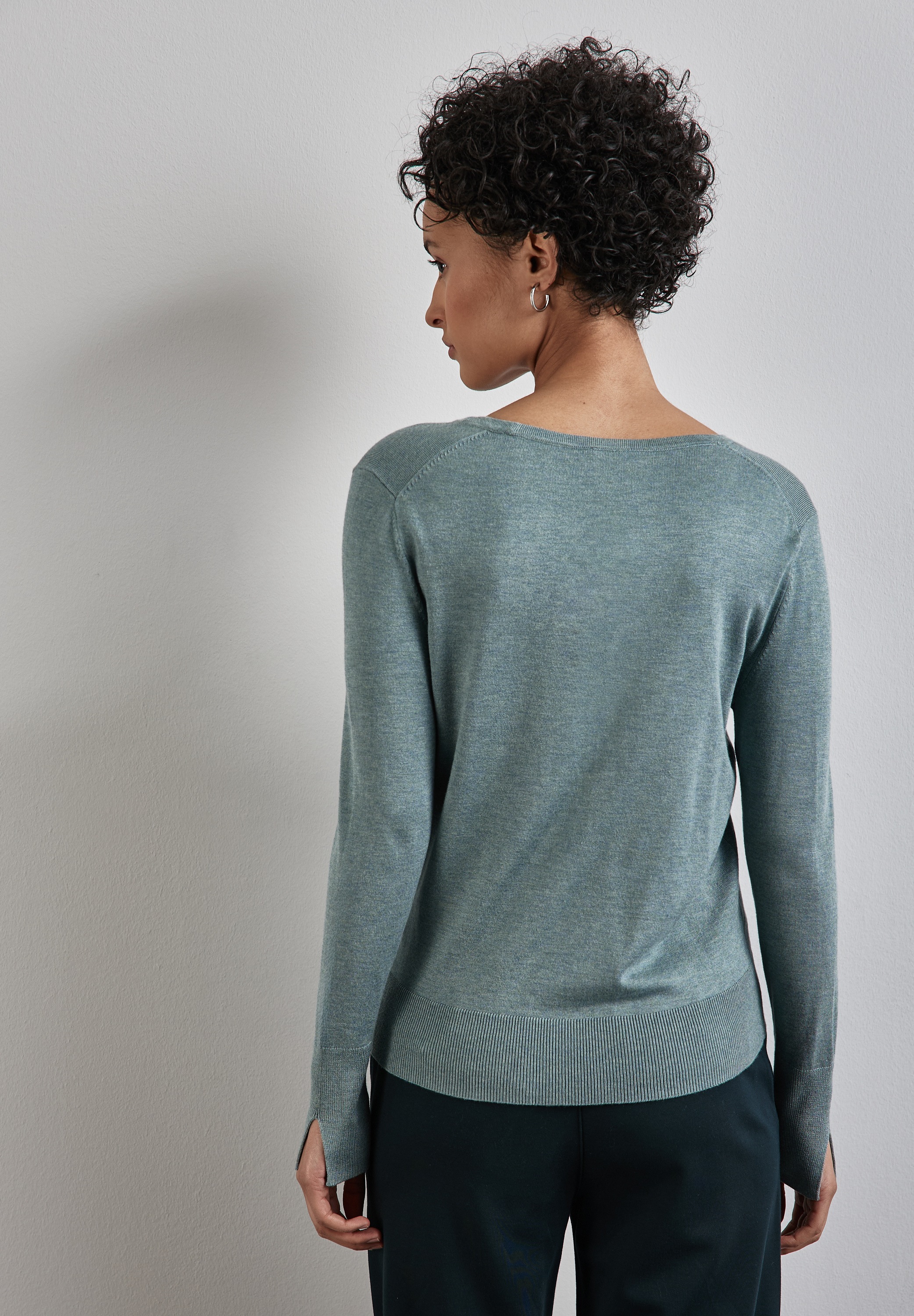 STREET ONE Strickpullover, aus Feinstrick günstig online kaufen