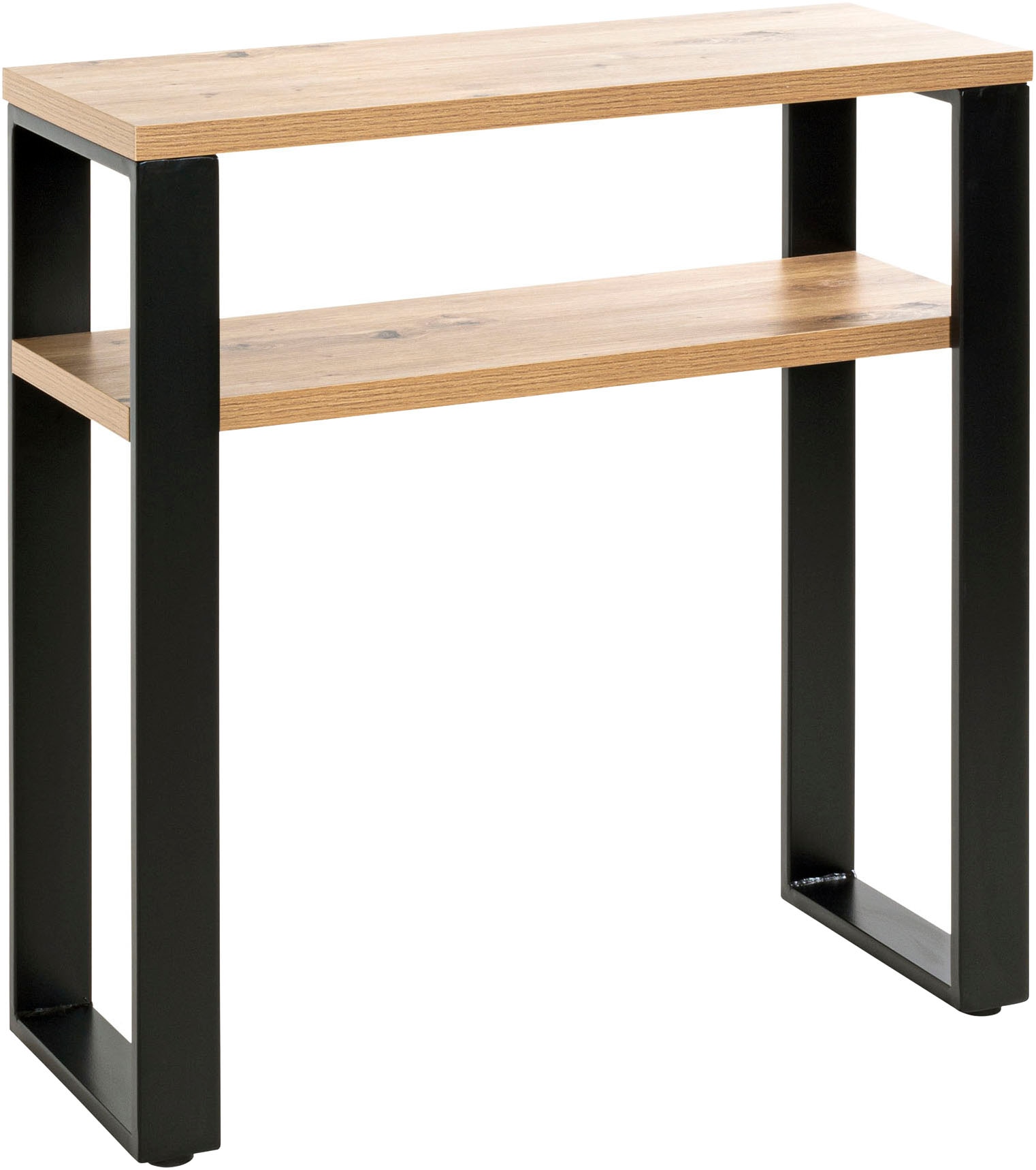 HAKU Konsolentisch "Beistelltisch" 1 Stk. tlg. rechteckig - aus MDF Braun B/T/H 70/28/75 cm