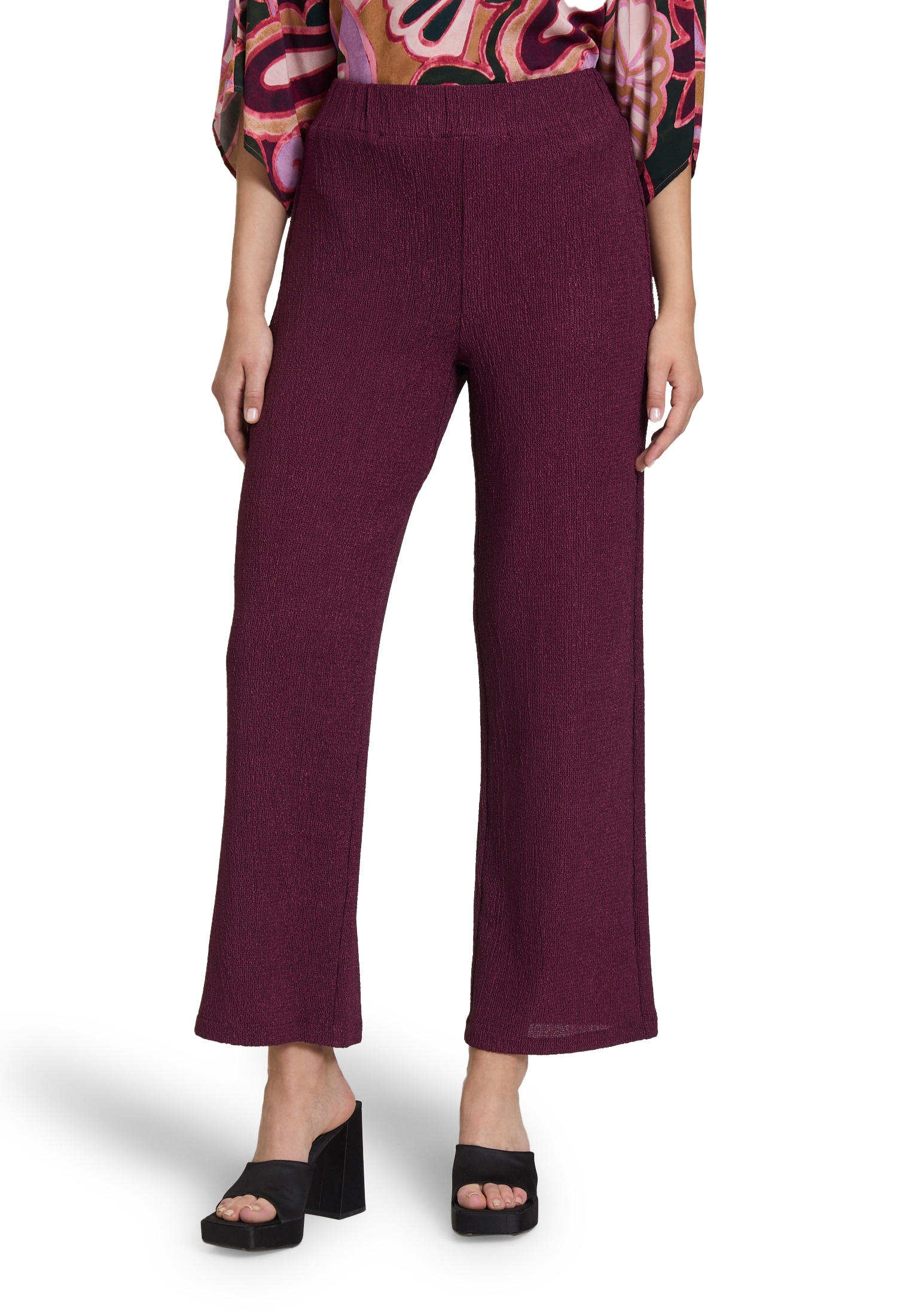 Cartoon Stoffhose "Damen mit weitem Bein" günstig online kaufen