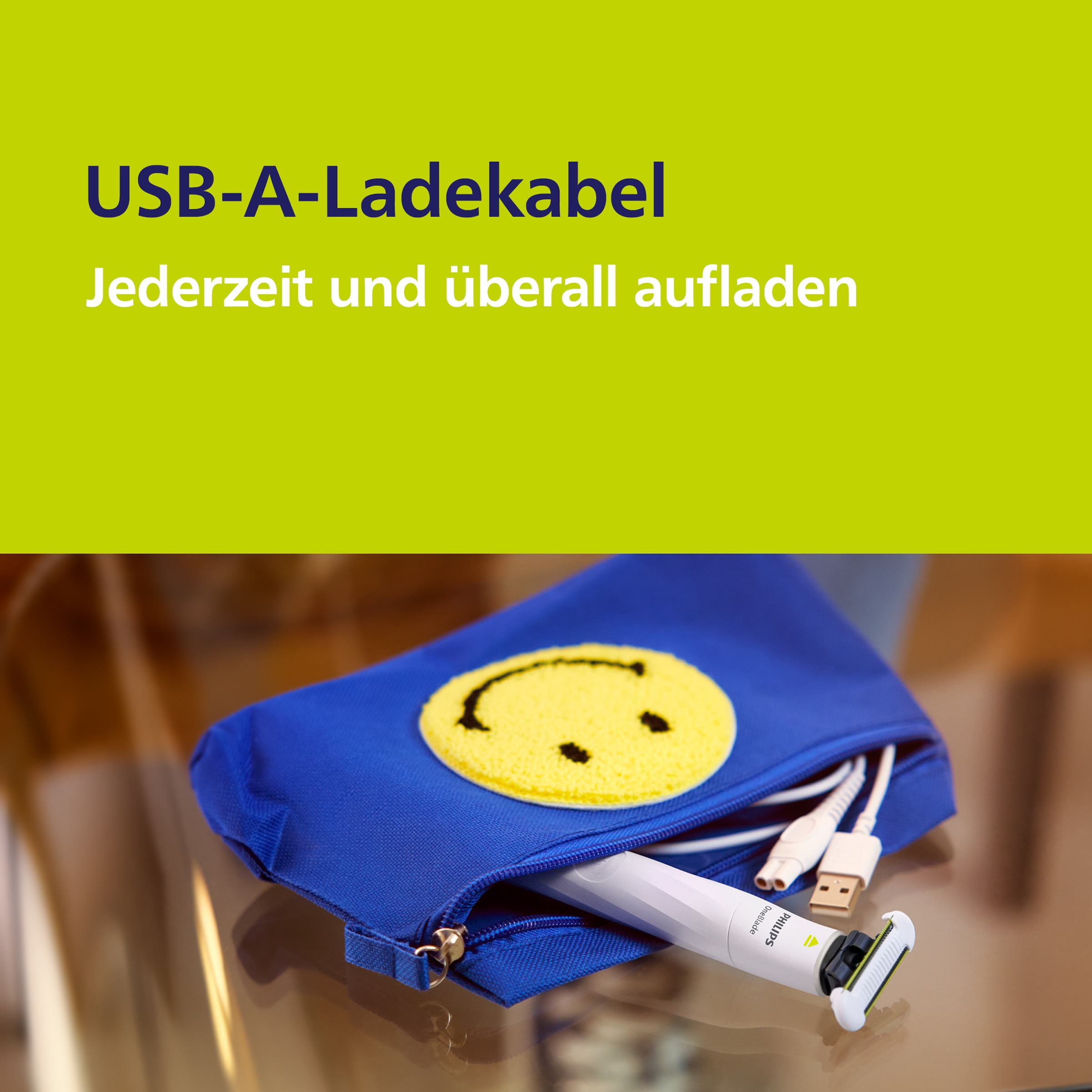 Philips Elektrorasierer »OneBlade Intimate QP1930/30« 1 Stk. Aufsätze mit Konturenfolgetechnologie, nass und trocken verwendbar