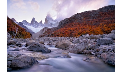 Fototapete »Photo-Art JOHN FAN, FITZ ROY UNTER DER TWILIGHT«