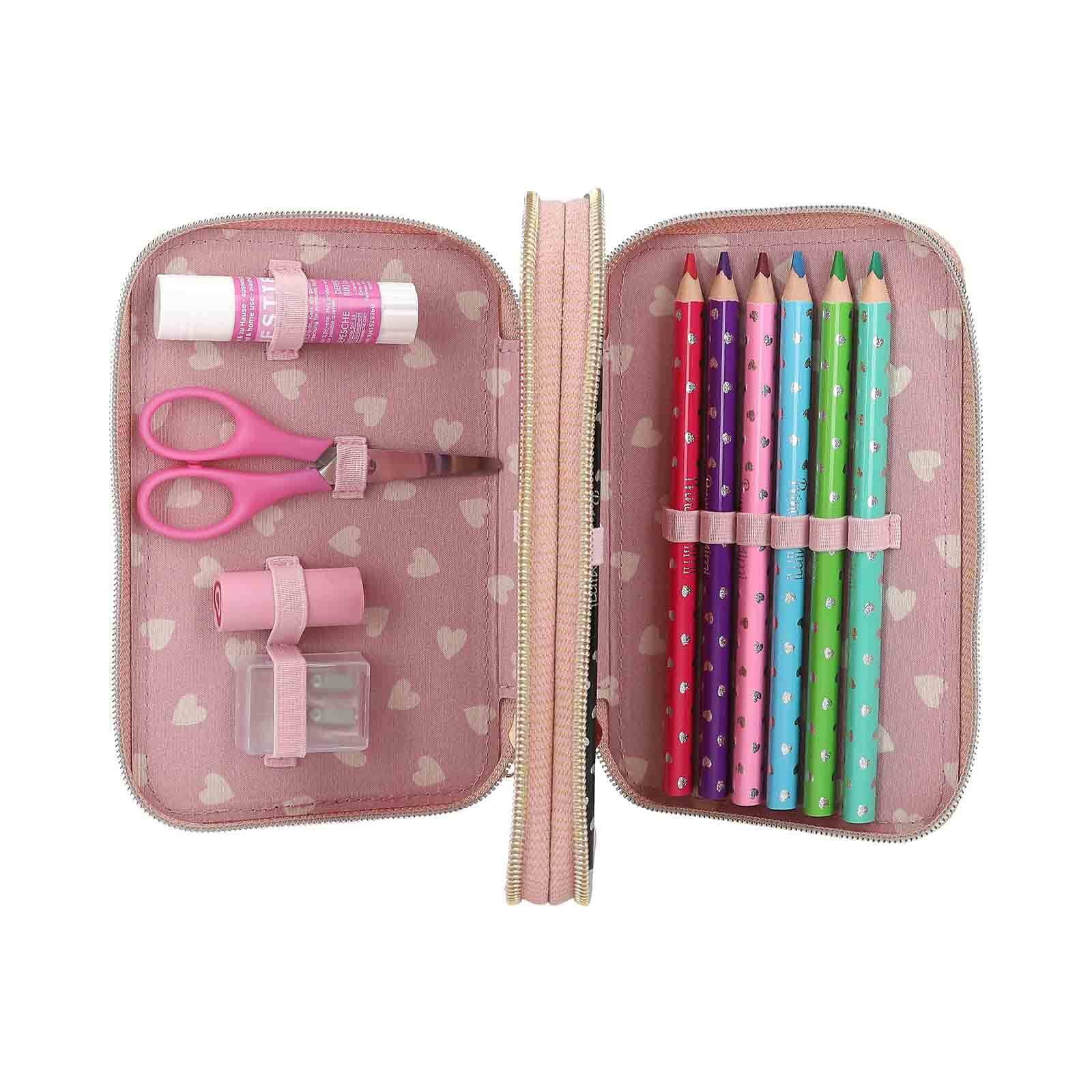 Depesche Buntstift »2-Fach Federtasche Bunny Ballet Princess Mimi 19 x 12,5 cm rosa«