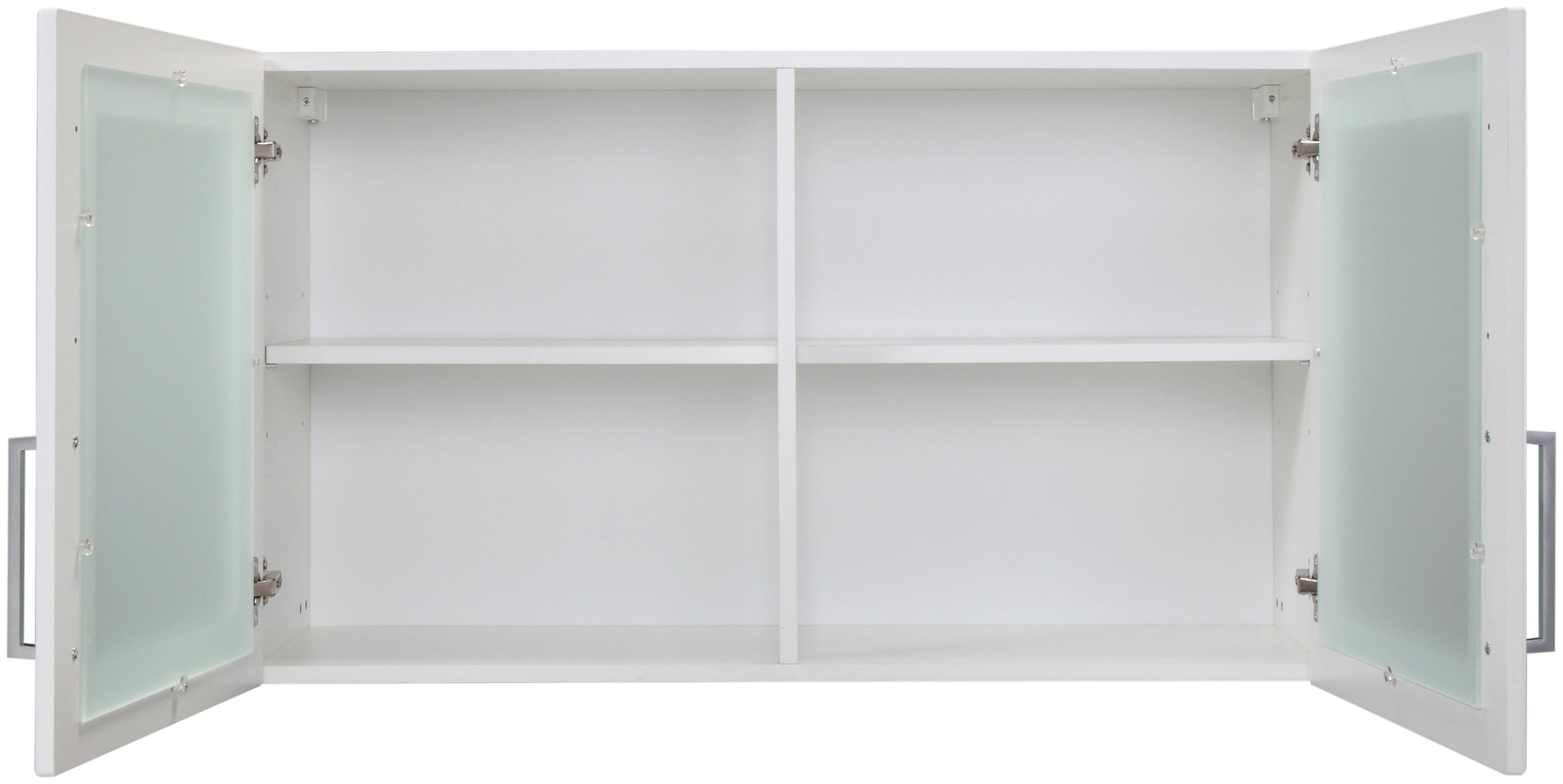 KOCHSTATION Glashängeschrank »KS-Stockholm« hochwertige MDF-Fronten