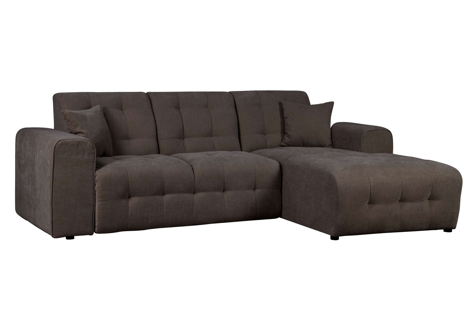 Home affaire Ecksofa »Nosia L-Form«, incl. 2 Zierkissen, mit feiner Steppung