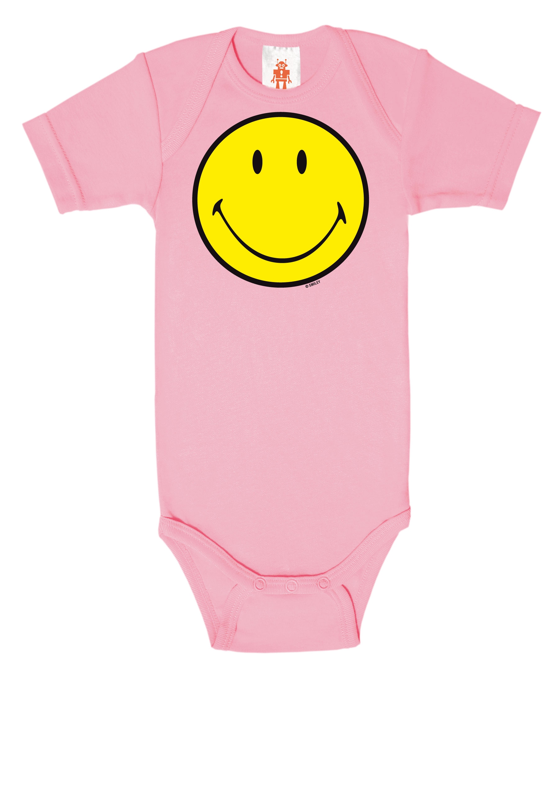 LOGOSHIRT Body "Original Smiley Face", mit funktionalen Druckknöpfen