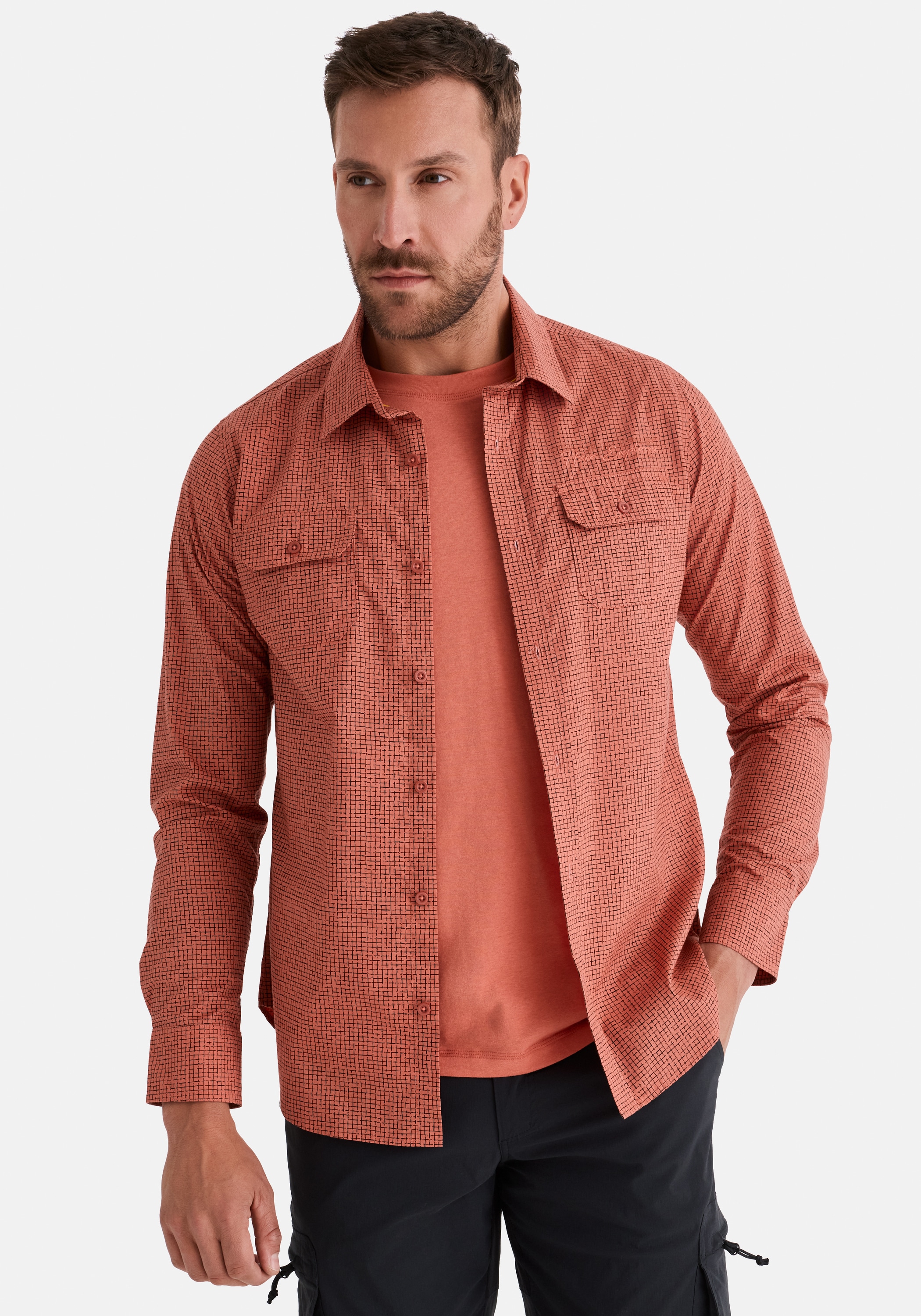 HERO by John Medoox Flanellhemd »HARRY Langarmhemd«