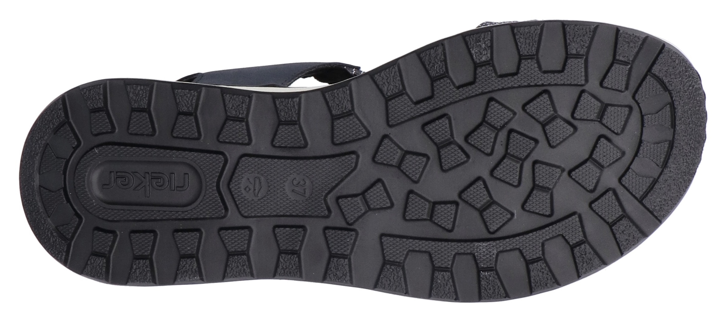 Rieker Keilsandalette, Sommerschuh, Outdoorschuh, Trekkingschuh mit genoppter Innensohle