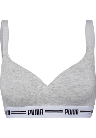 PUMA Bralette »Iconic« su leicht gepaddeten...