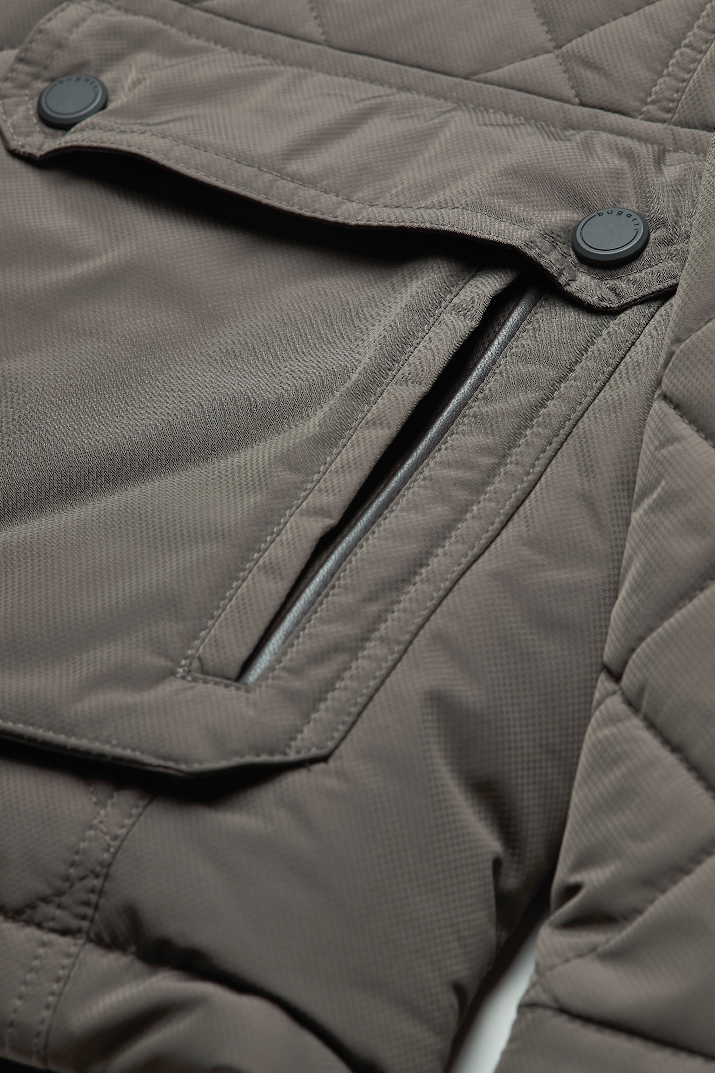 bugatti Langjacke, ohne Kapuze, im Rautenstepp