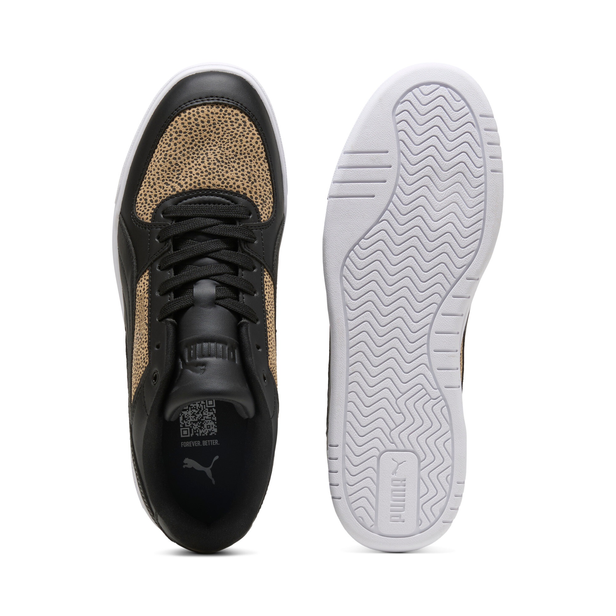 Puma Caven III Topcat Sneakers Black White EU 39 3