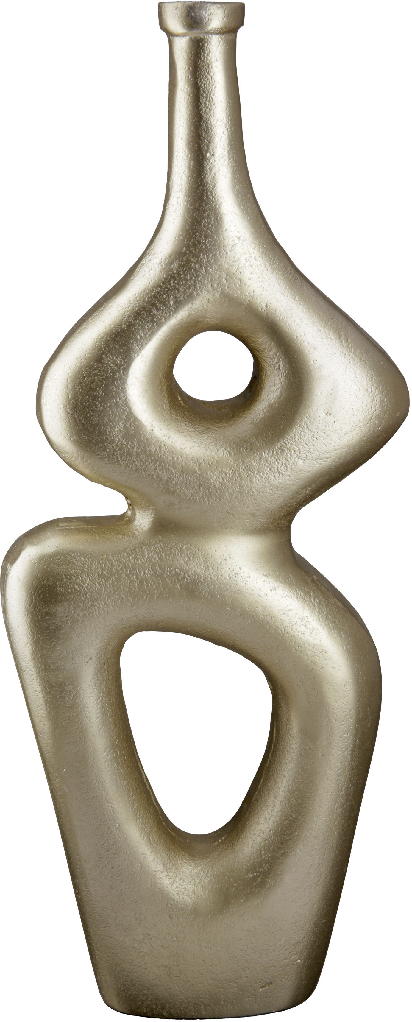 Casablanca by Gilde Dekovase "Formas" Vase aus Aluminium, Dekoobjekt