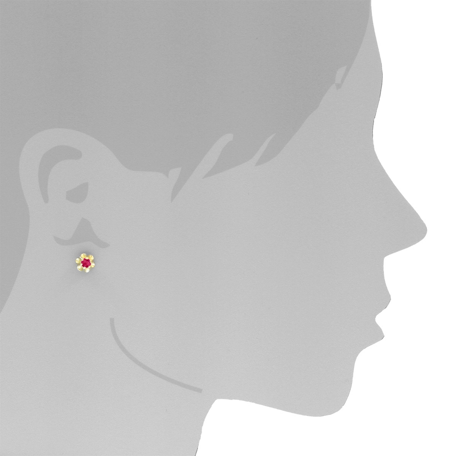 OSTSEE-SCHMUCK Paar Ohrstecker »Ostsee-Schmuck Ohrstecker Pia 4 mm Ohrstecker Pia 4 mm«, (2 tlg.)