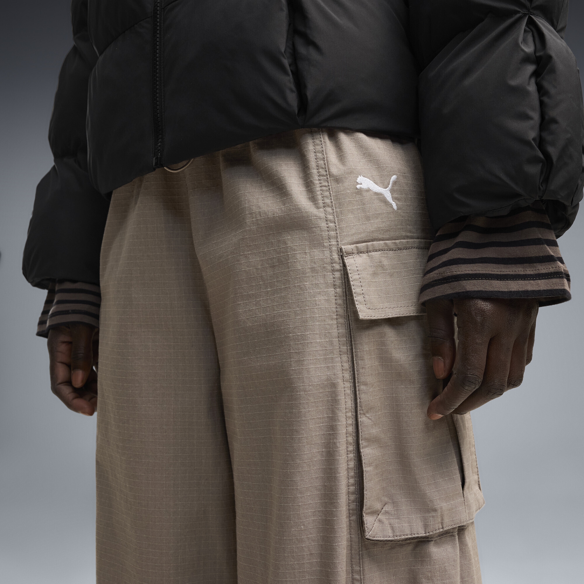 PUMA Sporthose »Essentials Relaxed Cargohose Damen«