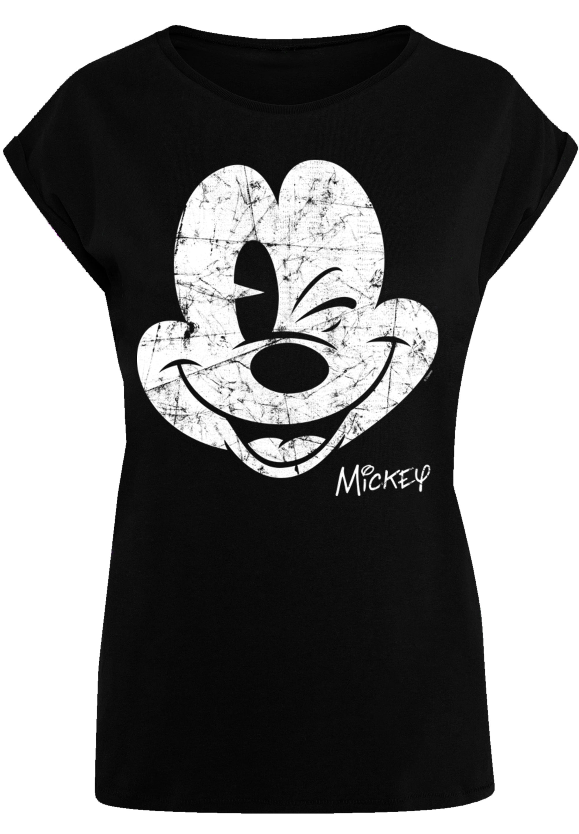 F4NT4STIC T-Shirt »PLUS SIZE Micky Maus«, Print