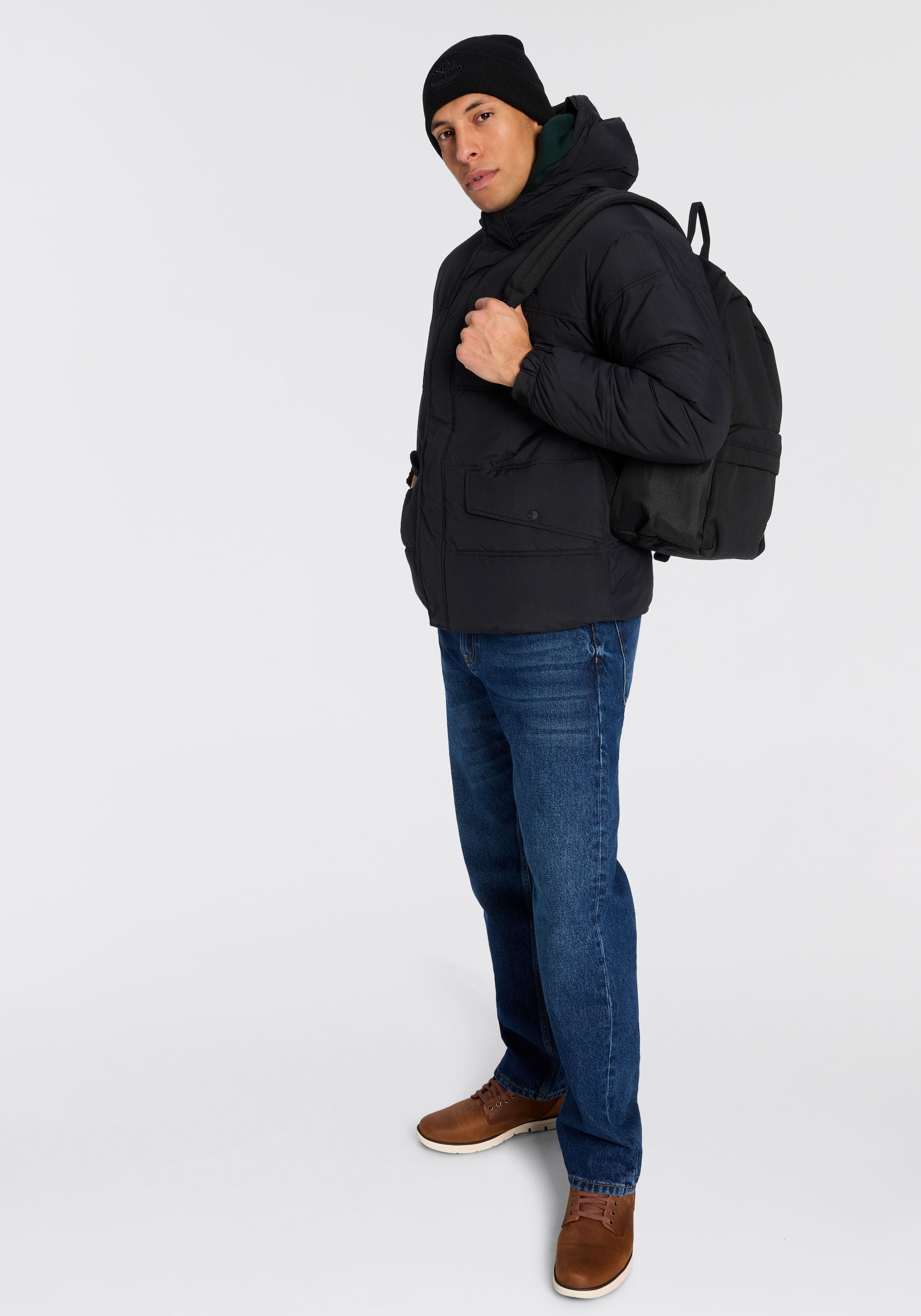 Timberland Steppjacke »DWR Synthetic Puffer Jacket« mit wärmender Steppkonstruktion, aus Nylon, auch in großen Größen