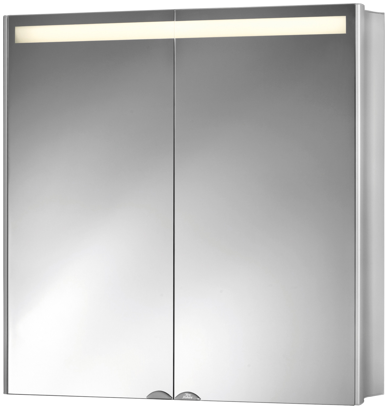 Spiegelschrank »ALUwave«, alu, 66,6 cm Breite