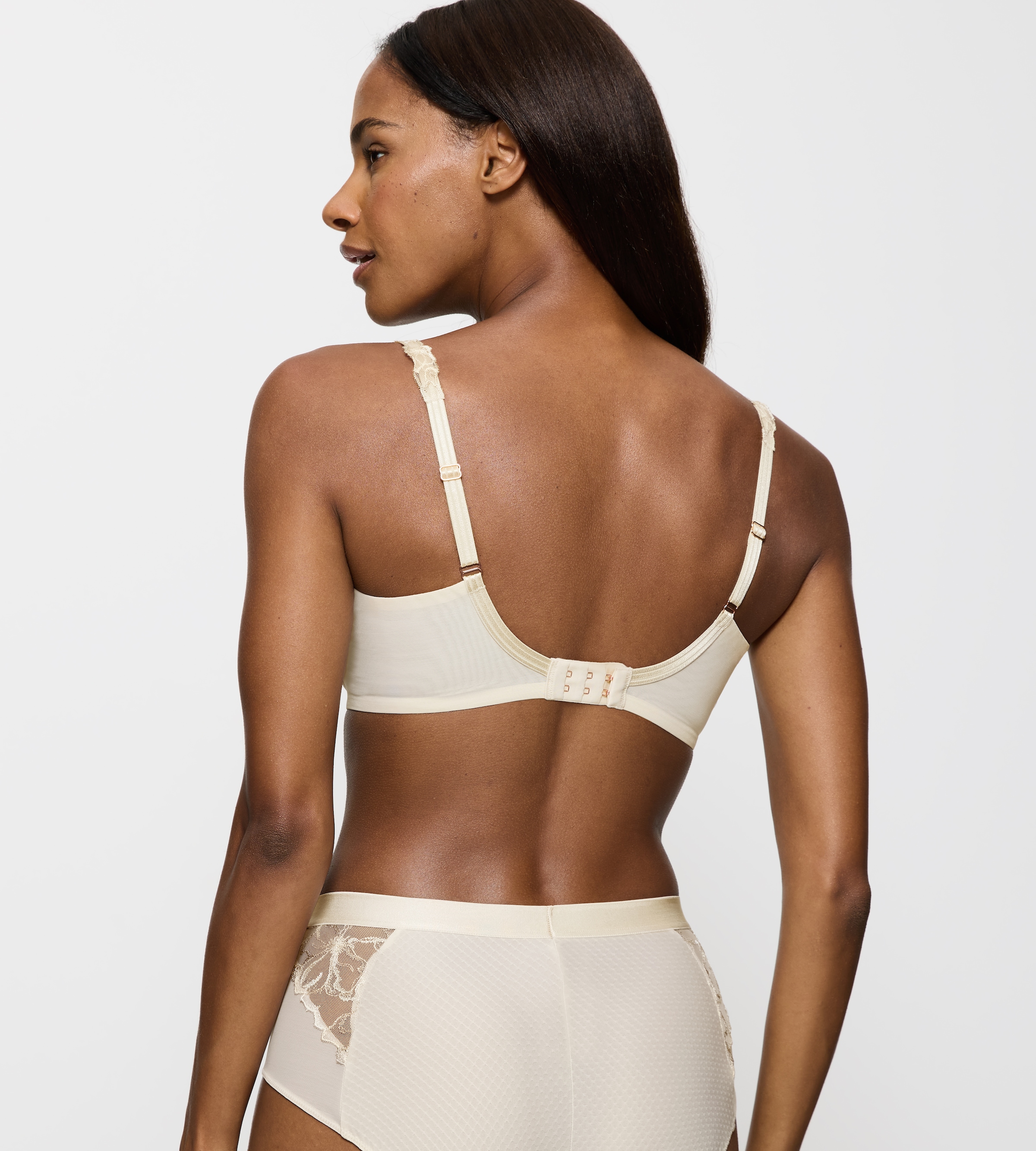 Triumph Minimizer-BH »Wild Azalea Florale«, Spitzendetails, Satin-Jacquard, Träger verstellbar