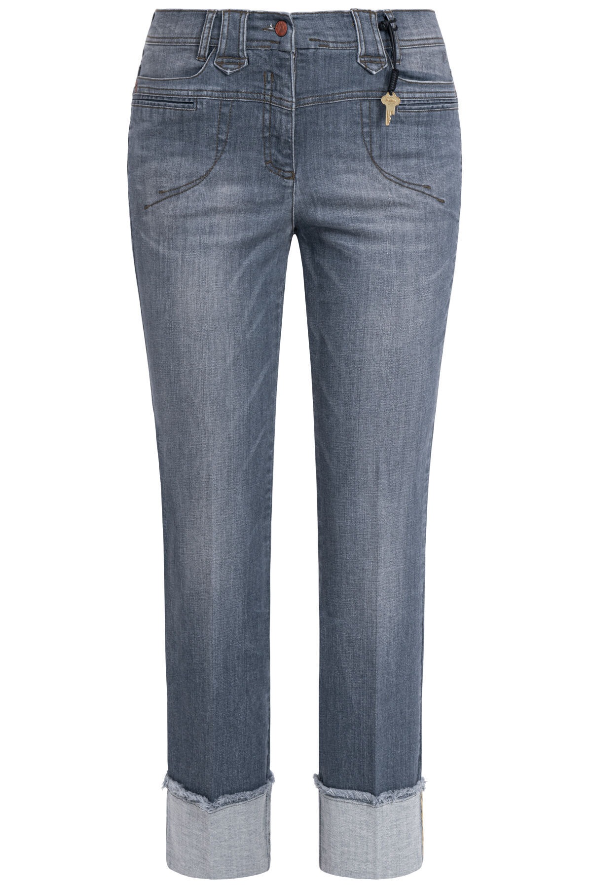 Recover Pants 5-Pocket-Jeans »Carlotta«, mit femininer Ziersteppung