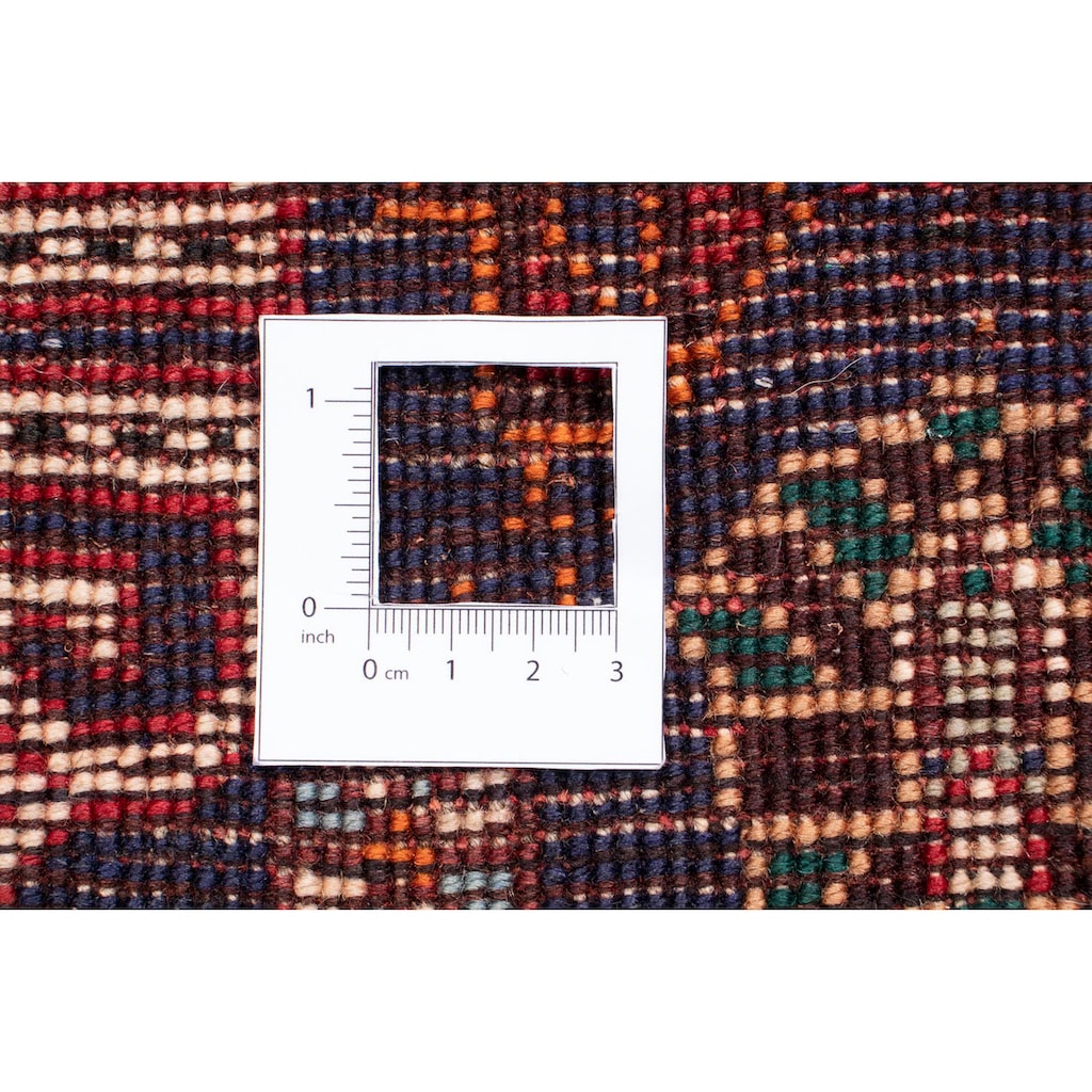 morgenland Orientteppich »Perser - Nomadic - 185 x 138 cm - dunkelrot«, rechteckig, Wohnzimmer, Handgeknüpft, Einzelstück mit Zertifikat
