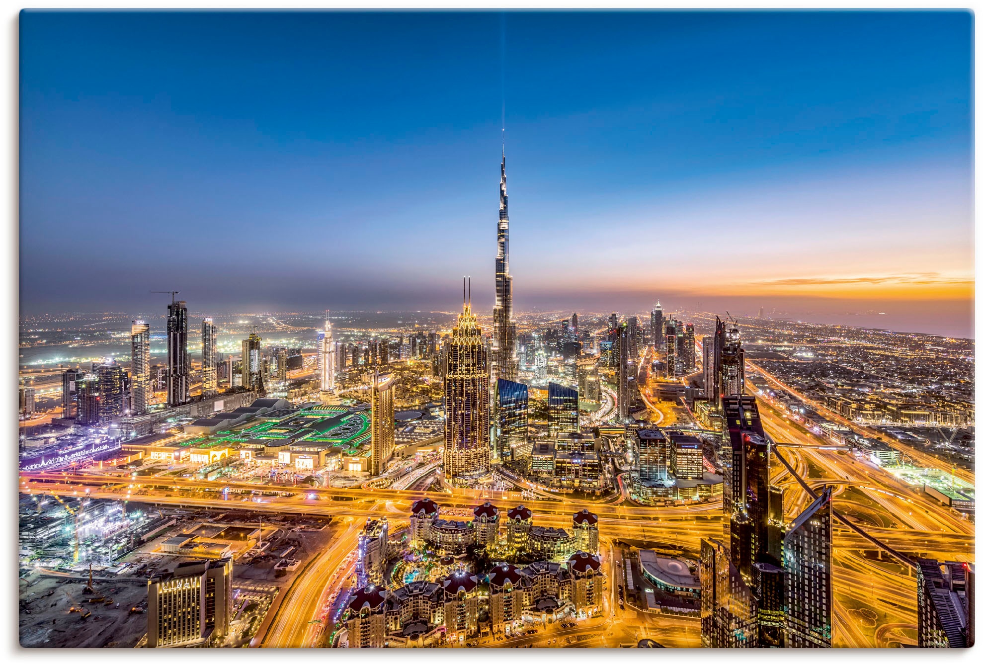 Leinwandbild, Asien, | Artland Alubild, Wandaufkleber oder bestellen Bilder Poster St.), »Dubai in IV«, (1 als von Größen BAUR versch. Wandbild