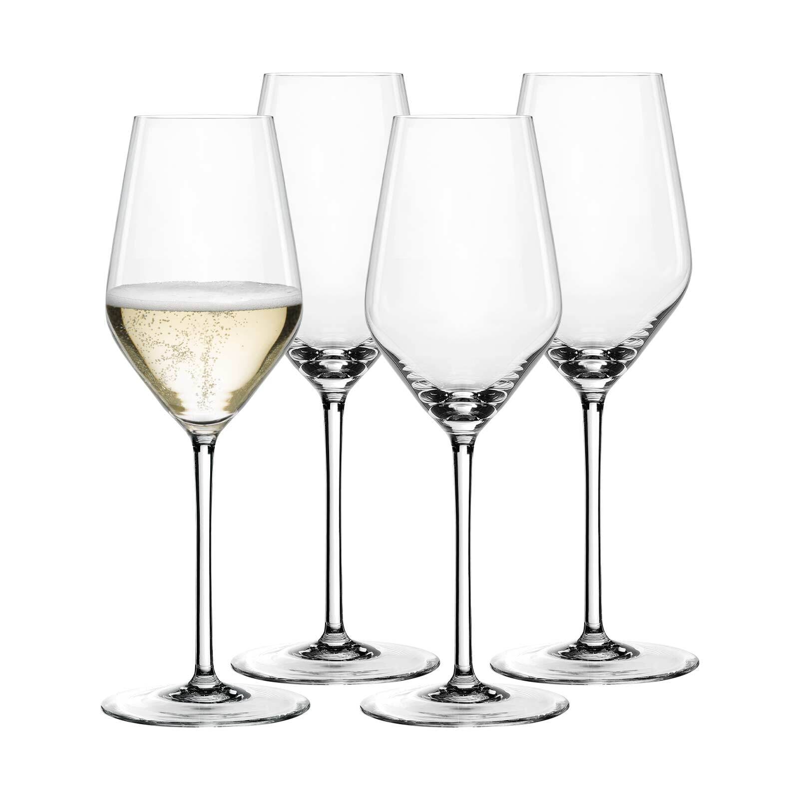 SPIEGELAU Champagnerglas "Champagnergläser Style 310 ml 4er Set transparent", 4 tlg., bunt, Trinkgefäße