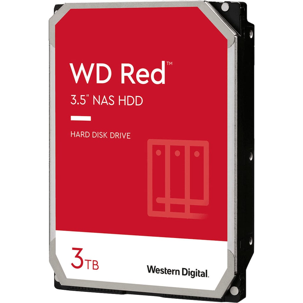 Western Digital HDD-NAS-Festplatte »WD Red 3TB«, 3,5 Zoll, Anschluss SATA