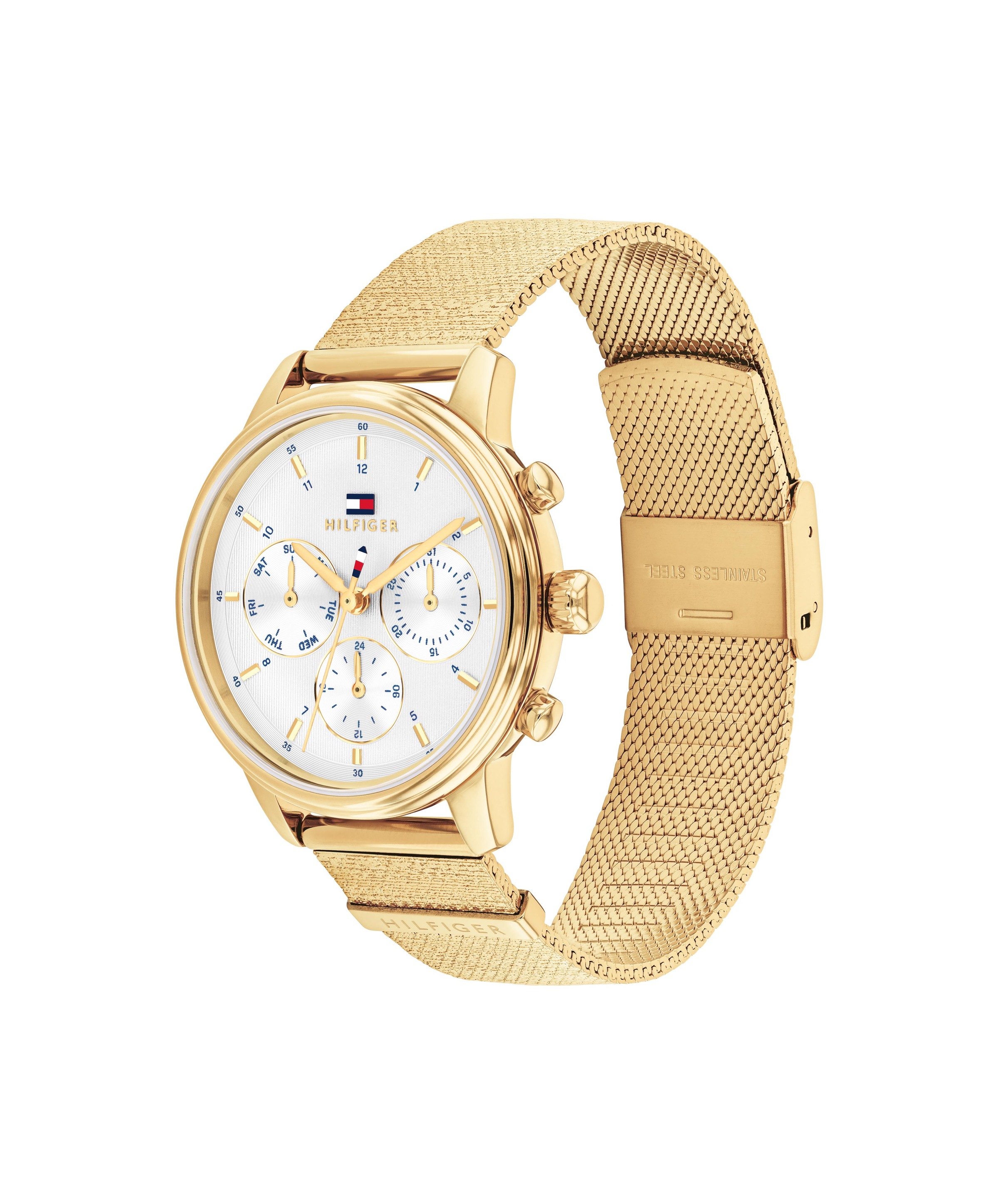 Tommy Hilfiger Multifunktionsuhr »BLAKE«, Quarzuhr, Armbanduhr, Damenuhr, Edelstahlarmband, analog