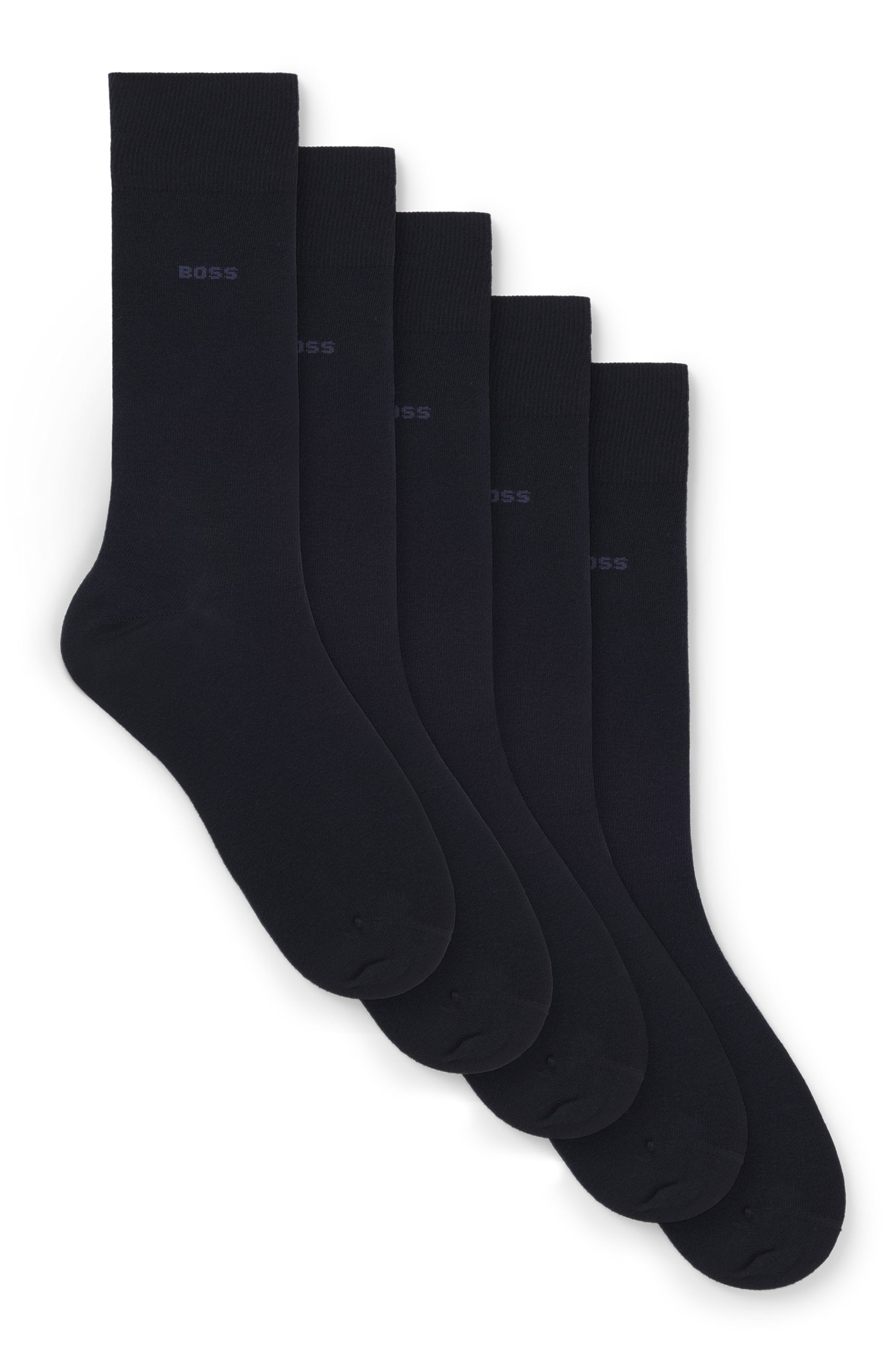 BOSS Socken "5P Uni Color CC" 5 Stk. tlg. in klassischer Unifarbe günstig online kaufen