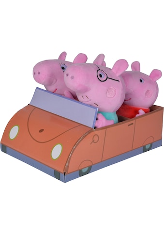 SIMBA Kuscheltier »Peppa Pig, Familie im Auto«, (Set, 4 St.) kaufen
