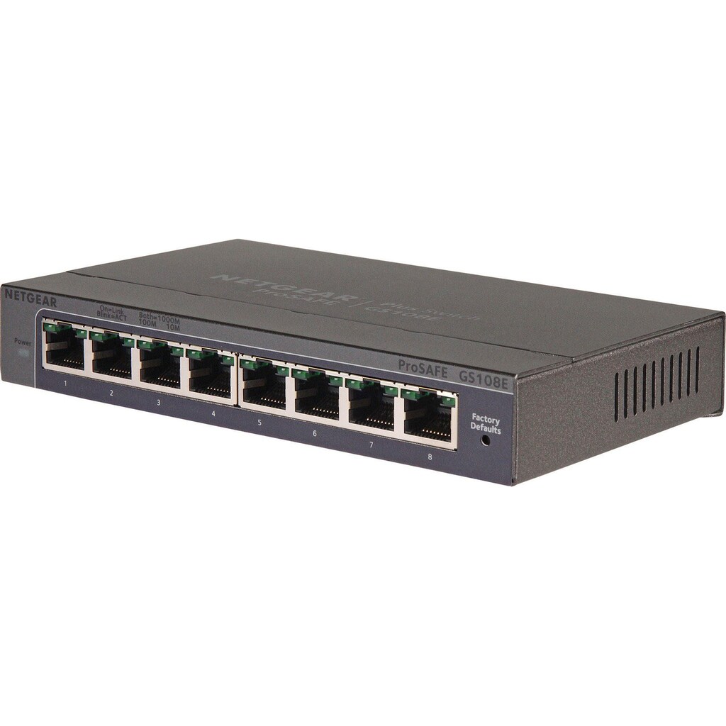 NETGEAR Netzwerk-Switch »GS108E«, (1 St.)