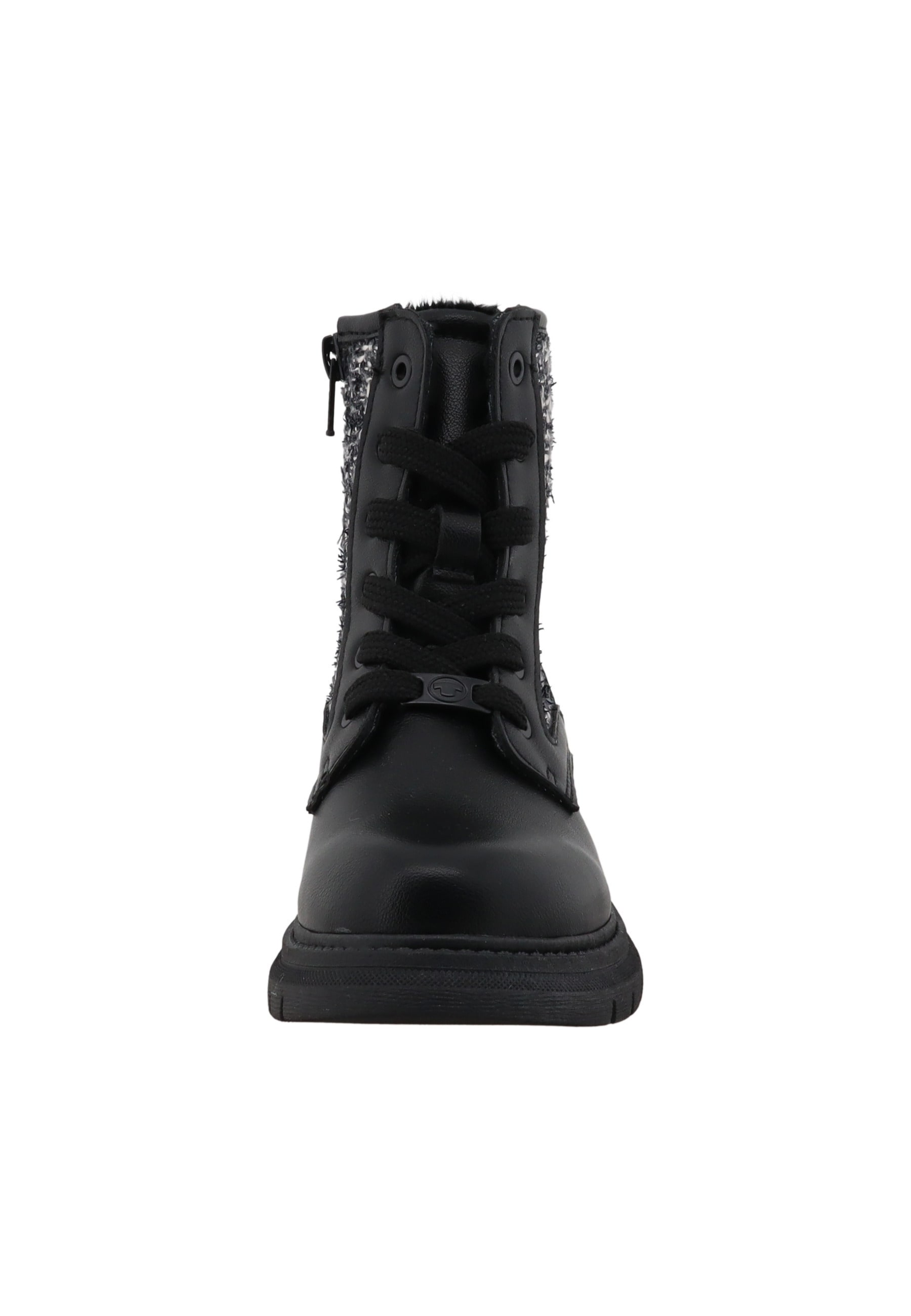 Stiefel TOM TAILOR "Tom Tailor Winter Boots", Mädchen, Gr. 32, schwarz, unifarben, Schuhe Stiefel