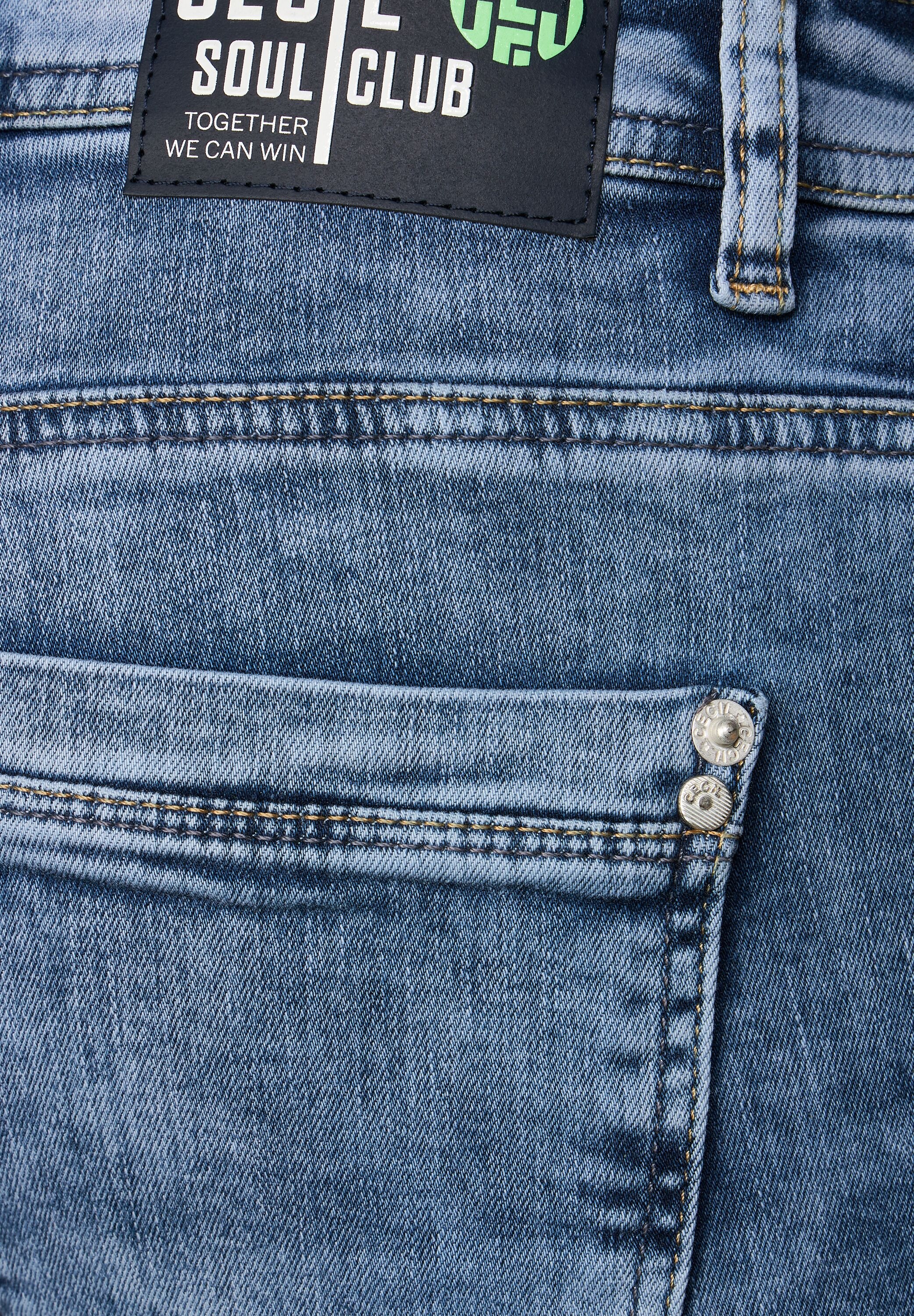 Cecil Comfort-fit-Jeans, Middle Waist