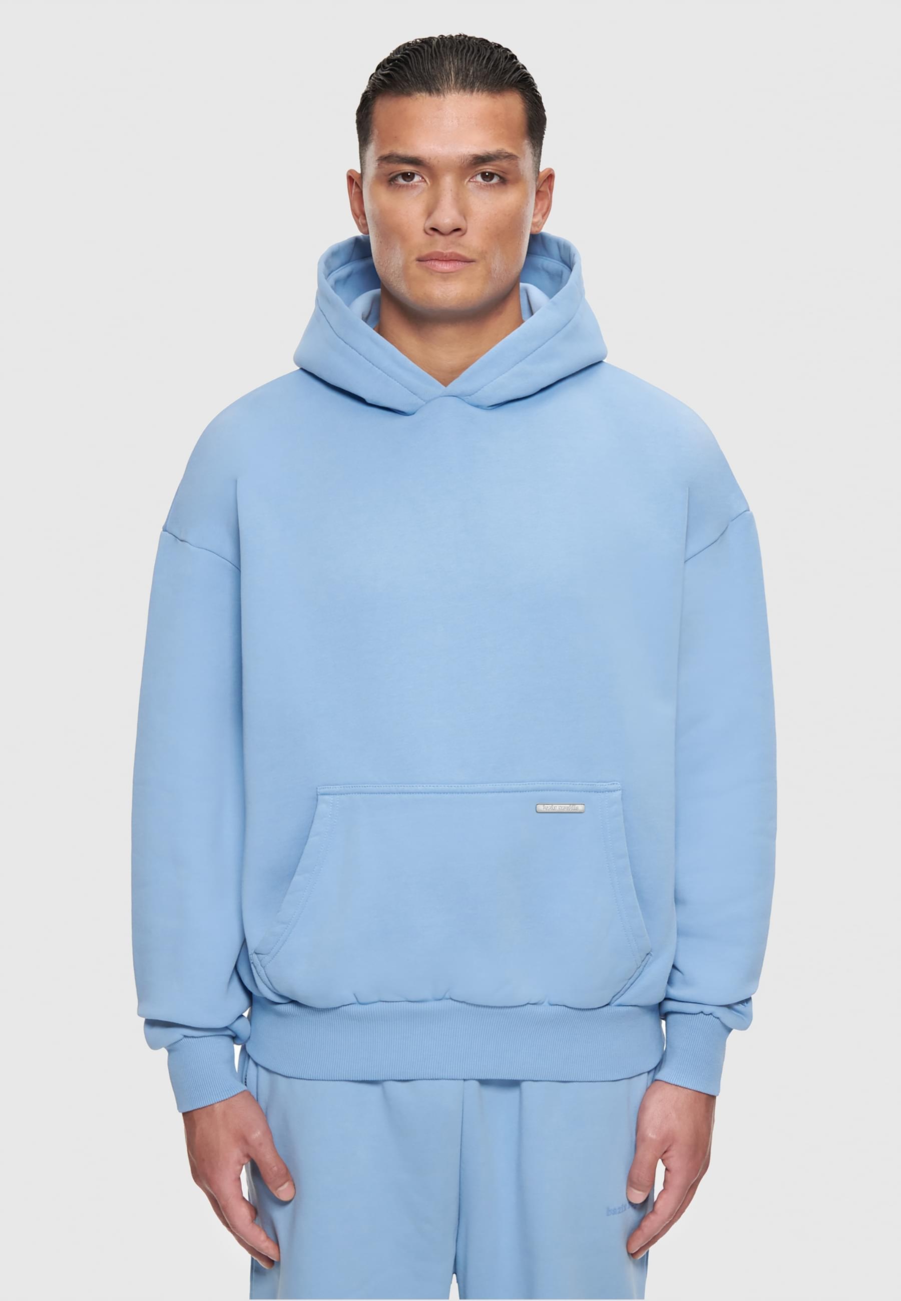 Dropsize Kapuzensweatshirt »Dropsize Herren Bazix Republiq Super Heavy Blank Hoodie« 1 Stk. tlg.