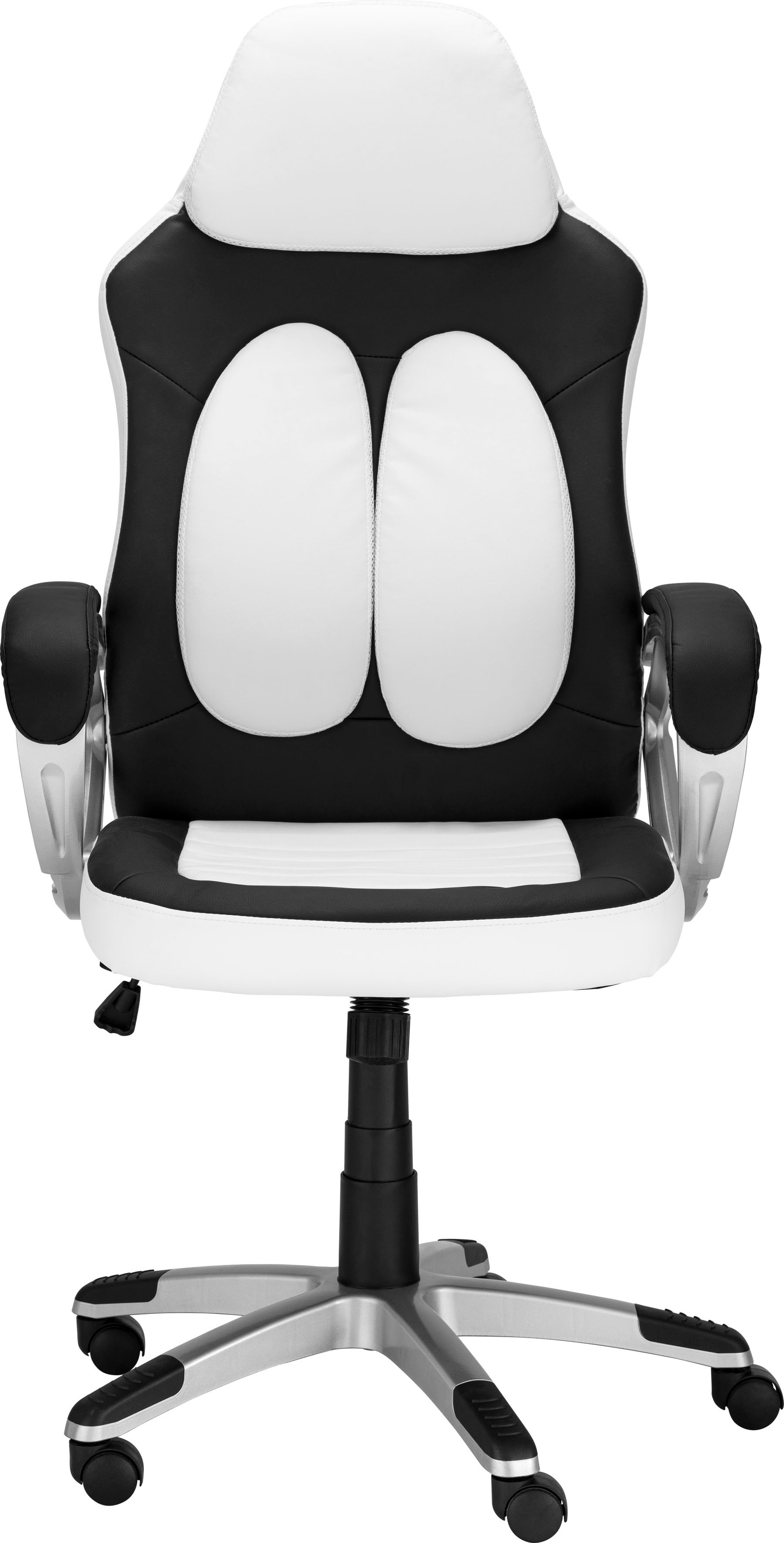 INOSIGN Gaming-Stuhl »Niro«, 1 St., Kunstleder, mit Stützkissen am Rücken, Sitzhöhe 42-52 cm