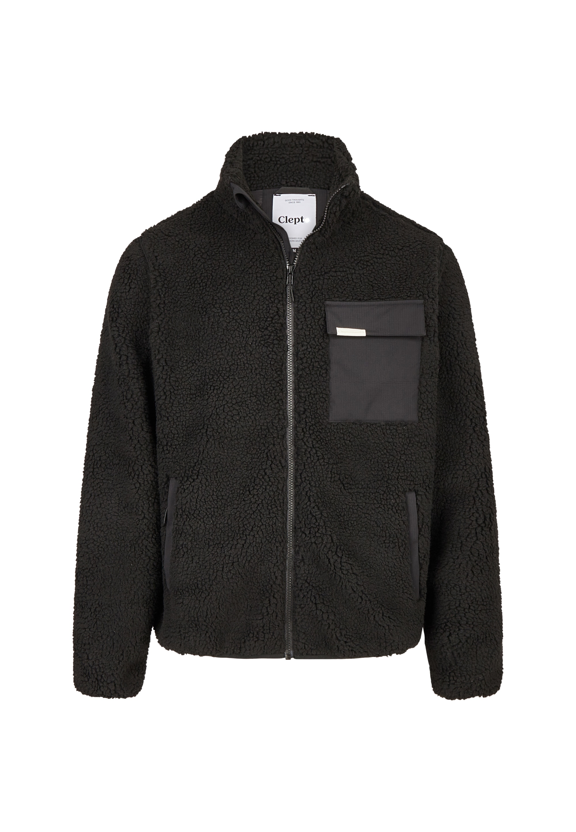 Cleptomanicx Fleecejacke »Sharpa«, mit aufgesetzter Brusttasche