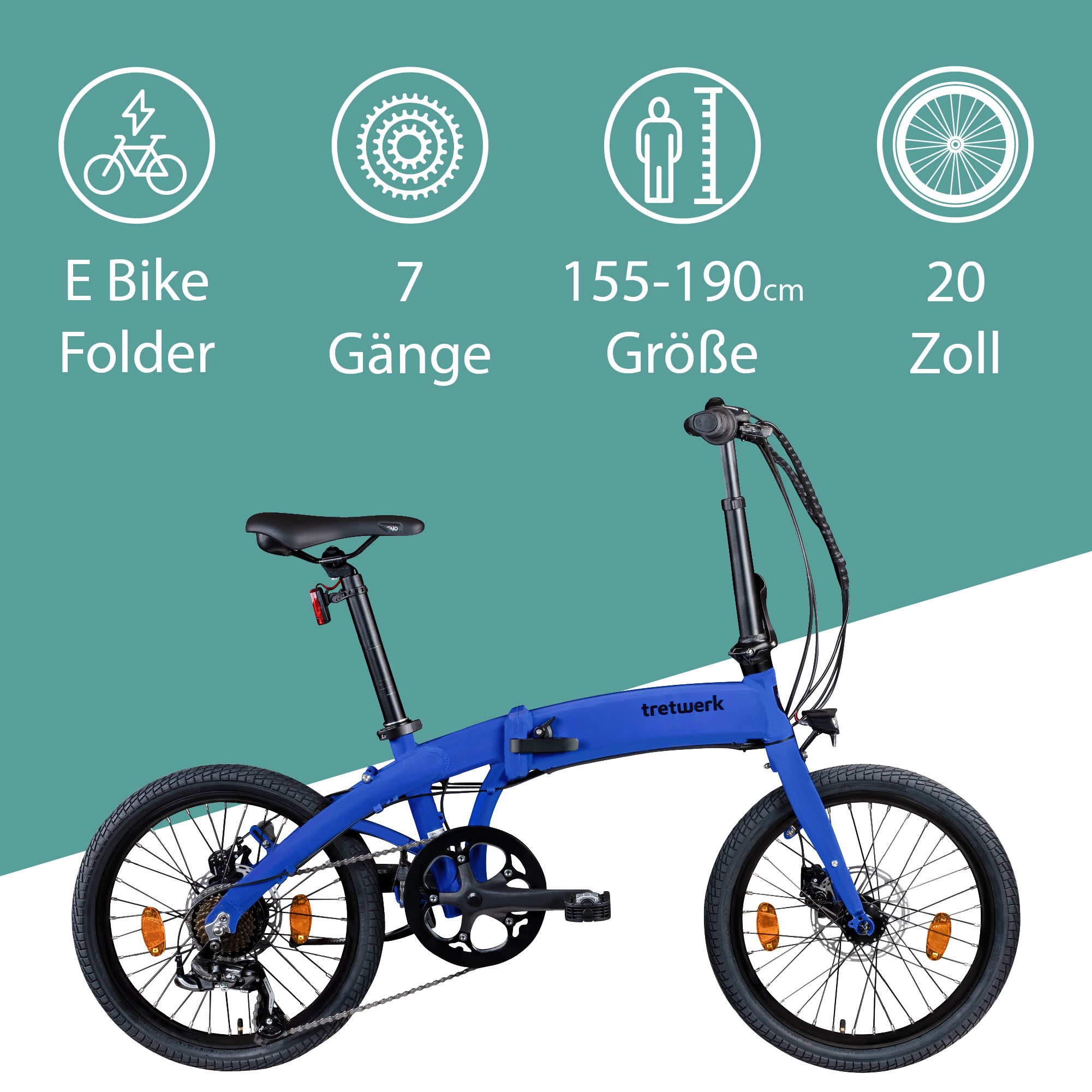 Tretwerk E-Bike »Akimbo Plus«, 7 Gang, Shimano, Tourney, Heckmotor 250 W