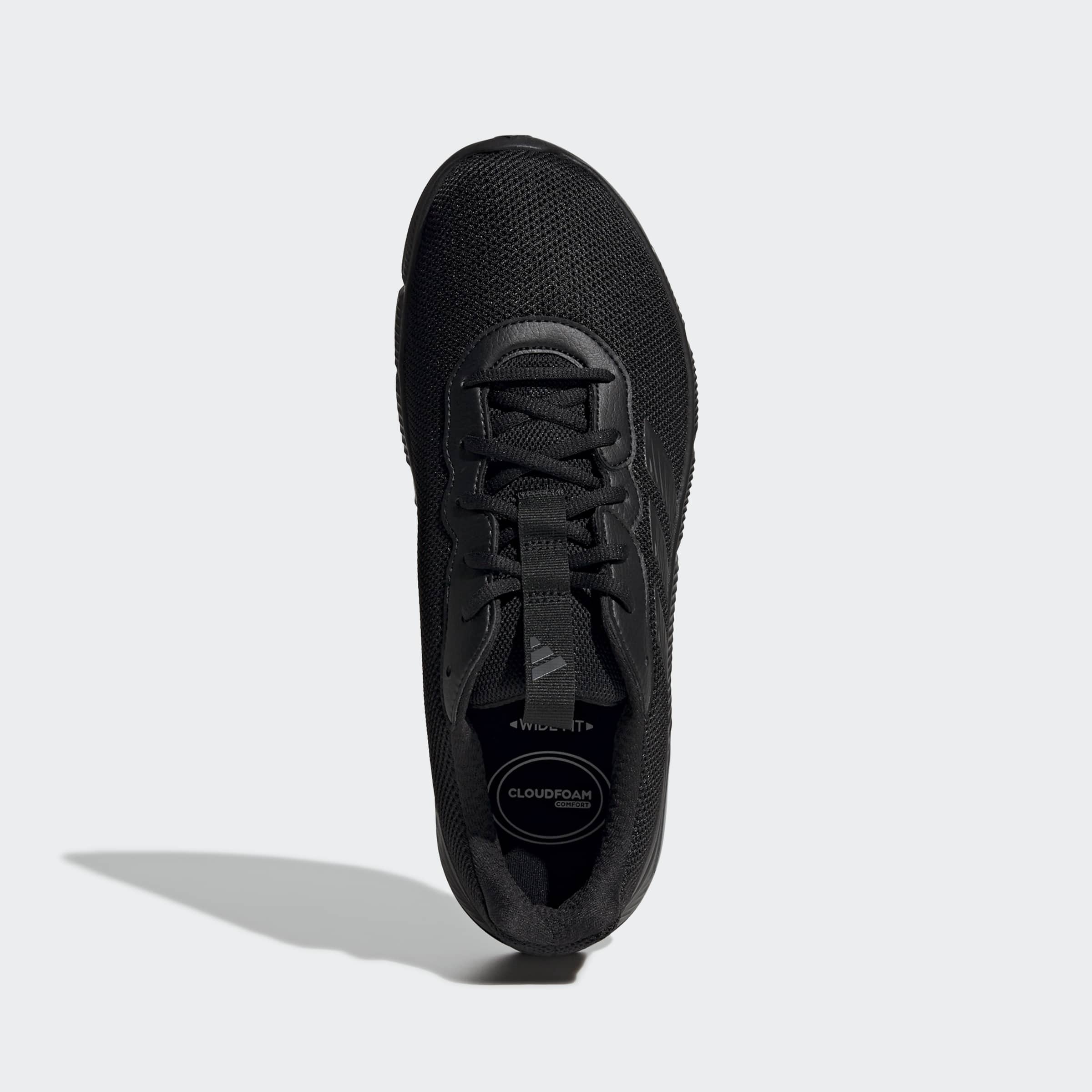 Walkingschuh ADIDAS SPORTSWEAR "CLOUDFOAM FLEX, SCHNÜRSENKEL", Damen, Gr. 47, core schwarz, core schwarz, grau six, Textil, Schuhe Walkingschuh 3