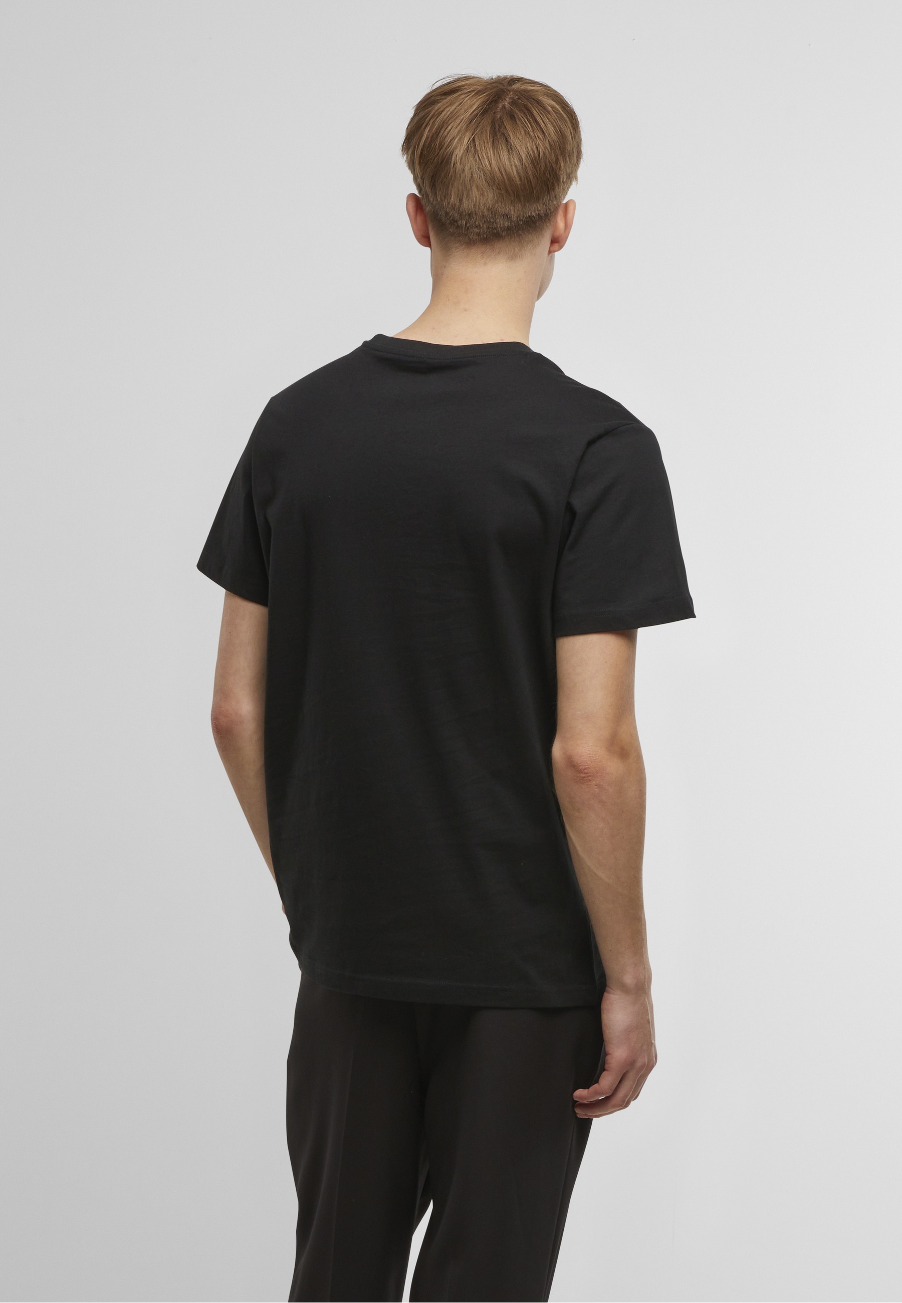 MisterTee T-Shirt »MisterTee Herren Penne Va Bene Tee EMB« 1 Stk.