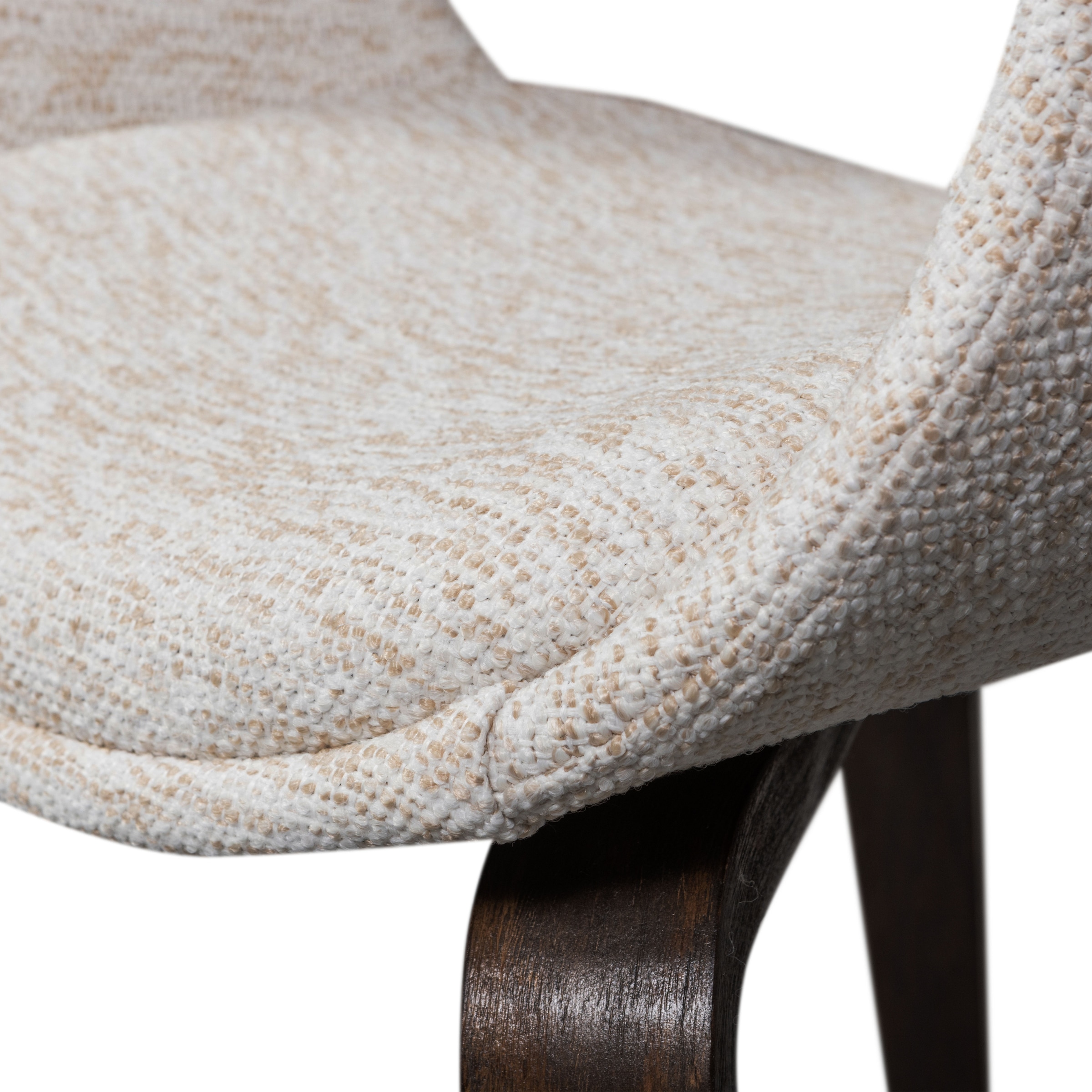 WOOOD Esszimmerstuhl »Yossi mit Gewebtem Bezug und Holzgestell B57 x T57 x H78 cm (2er-Set)« (Set) 2 Stk.Maximale Verschleißfestigkeit, Pfleiglicht, Tragkraft 136 kg
