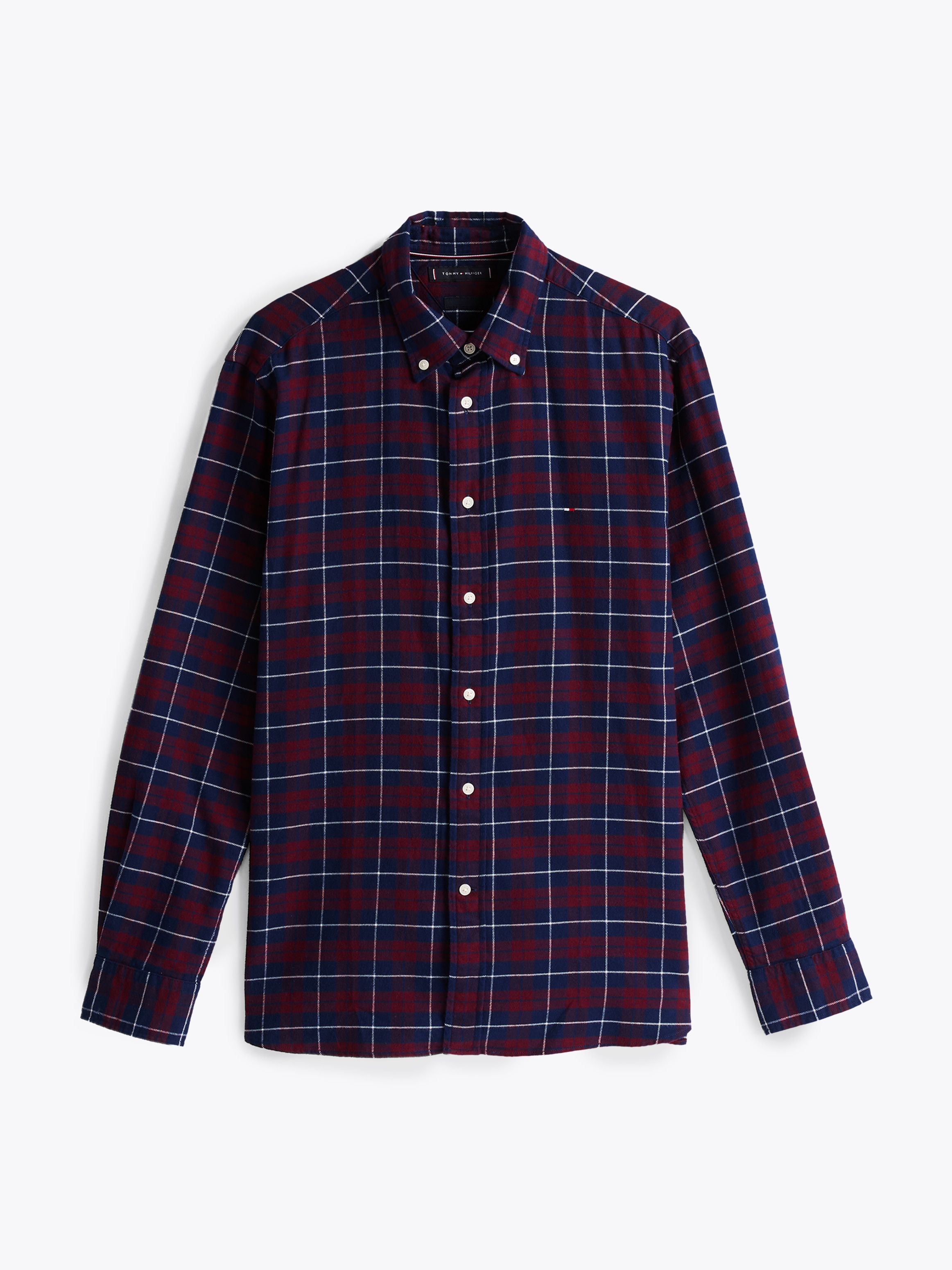 Tommy Hilfiger Langarmhemd »BRUSHED EASY CHECK RF SHIRT«, mehrfarbig kariert