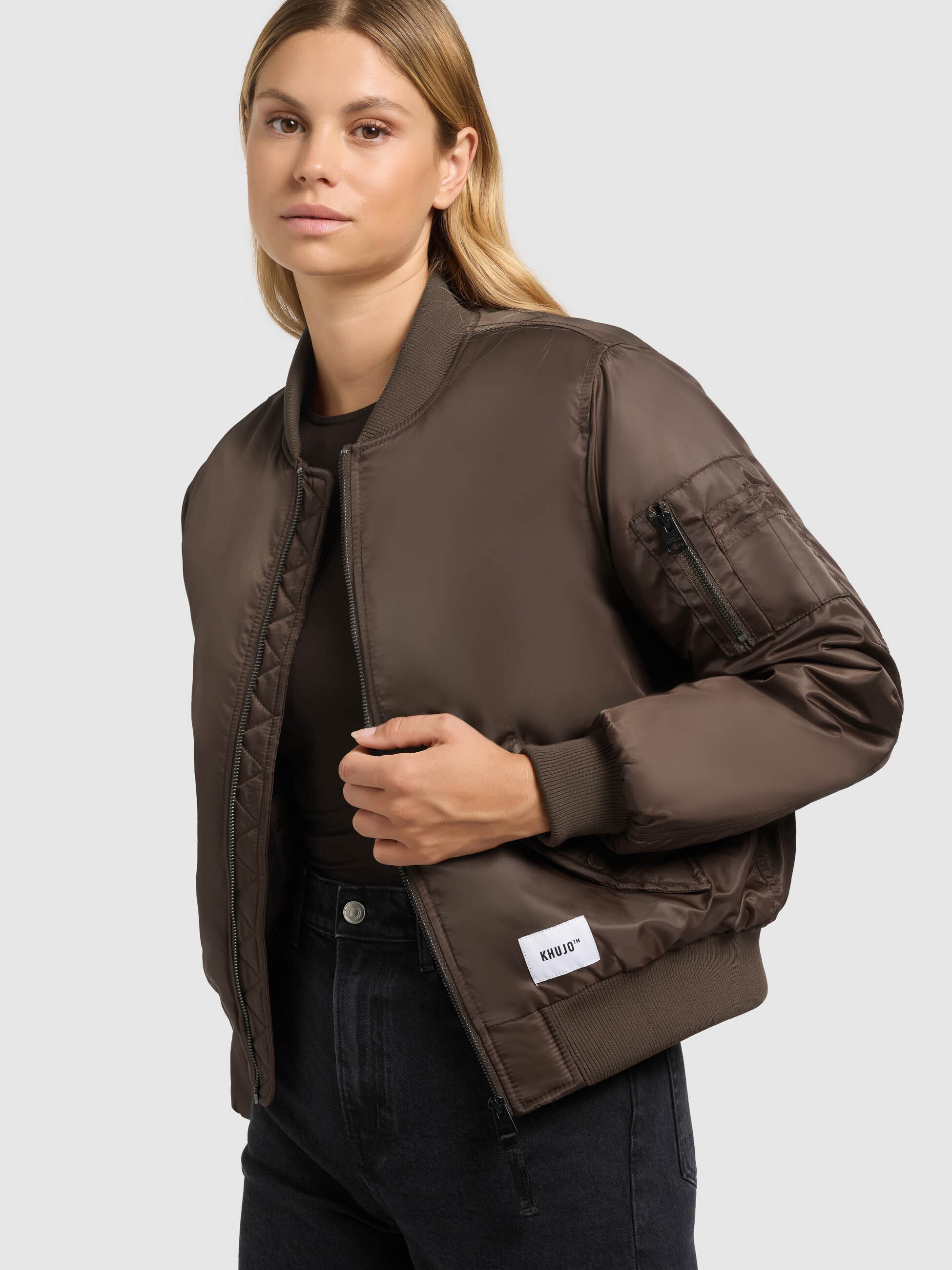 khujo Bomberjacke »KASIA«, ohne Kapuze