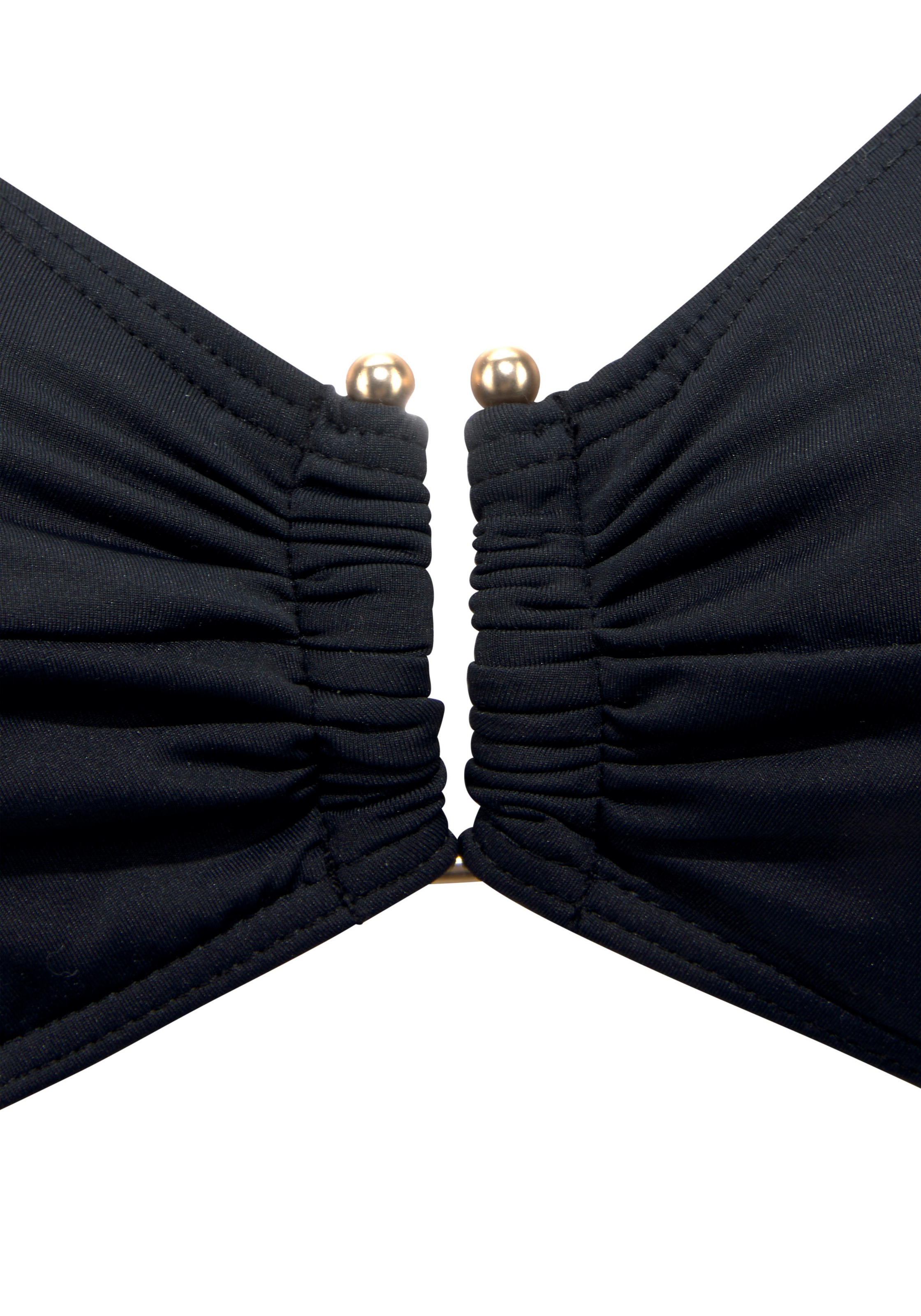 Thumbnail - LASCANA Bügel-Bikini-Top "Italy", mit goldfarbigen Accessoire