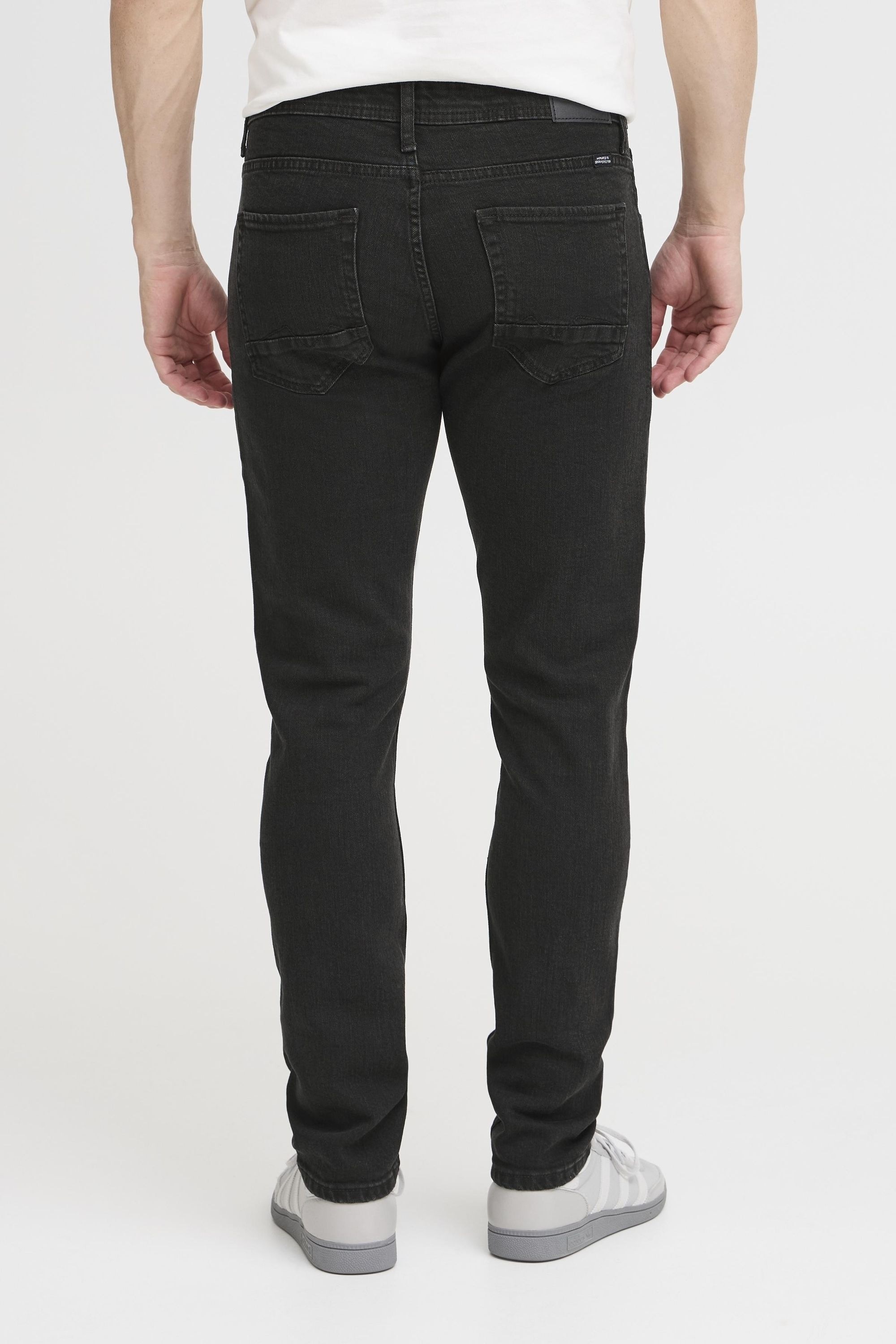 Slim-fit-Jeans BLEND "BHTwister", Herren, Gr. 31, Länge 34, denim schwarz, Denim/Jeans, 98% Baumwolle, 2% Elasthan, unifarben, normal lang, Jeans Slim-fit-Jeans, Jeanshose mit normalem Bund und schmalem Bein - Twister Fit 6