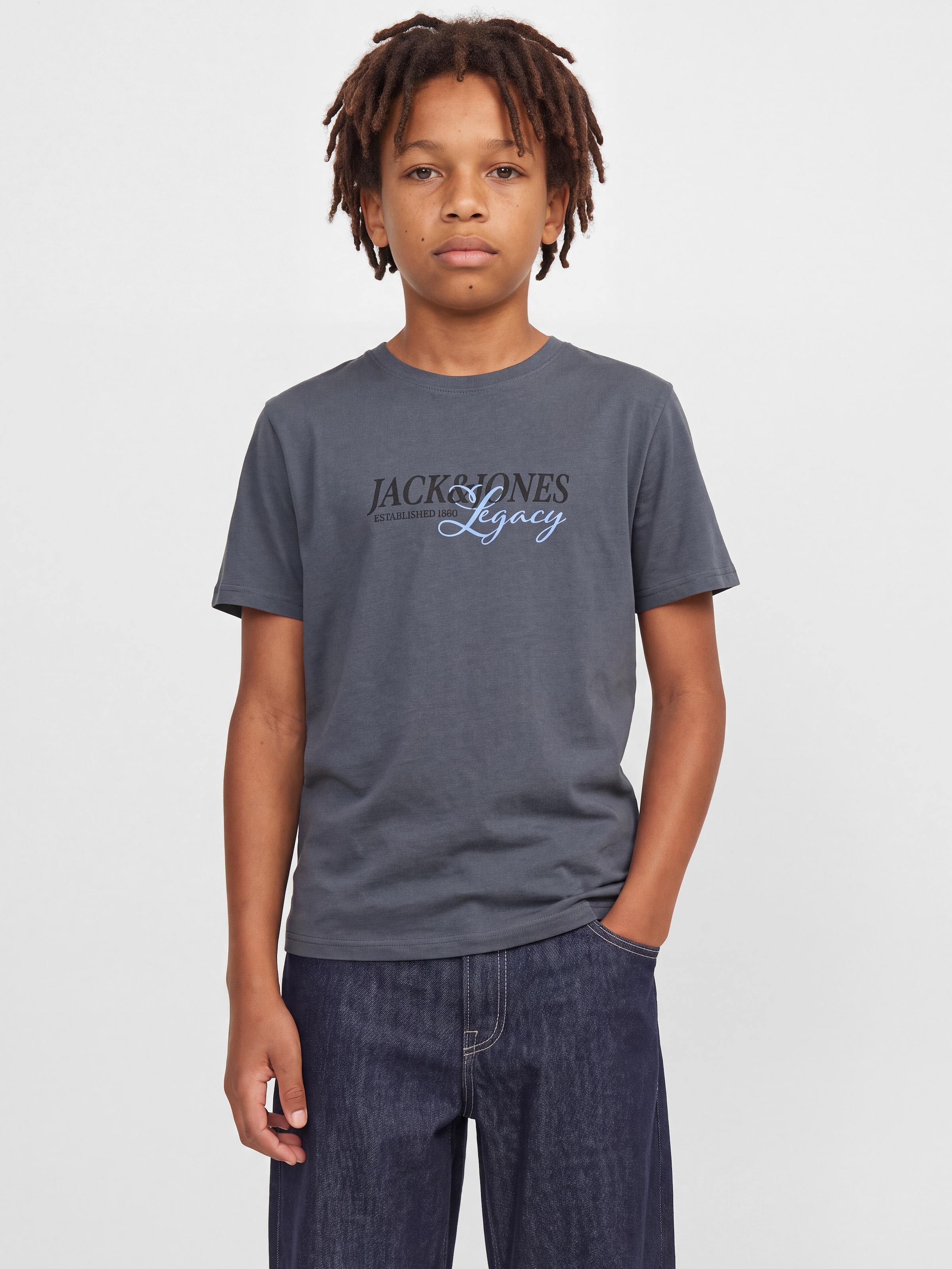 Jack & Jones Junior Rundhalsshirt »JJJADE TEE SS CREW NECK 3PK MP JNR« Packung, 3 Baumwolle, regular fit
