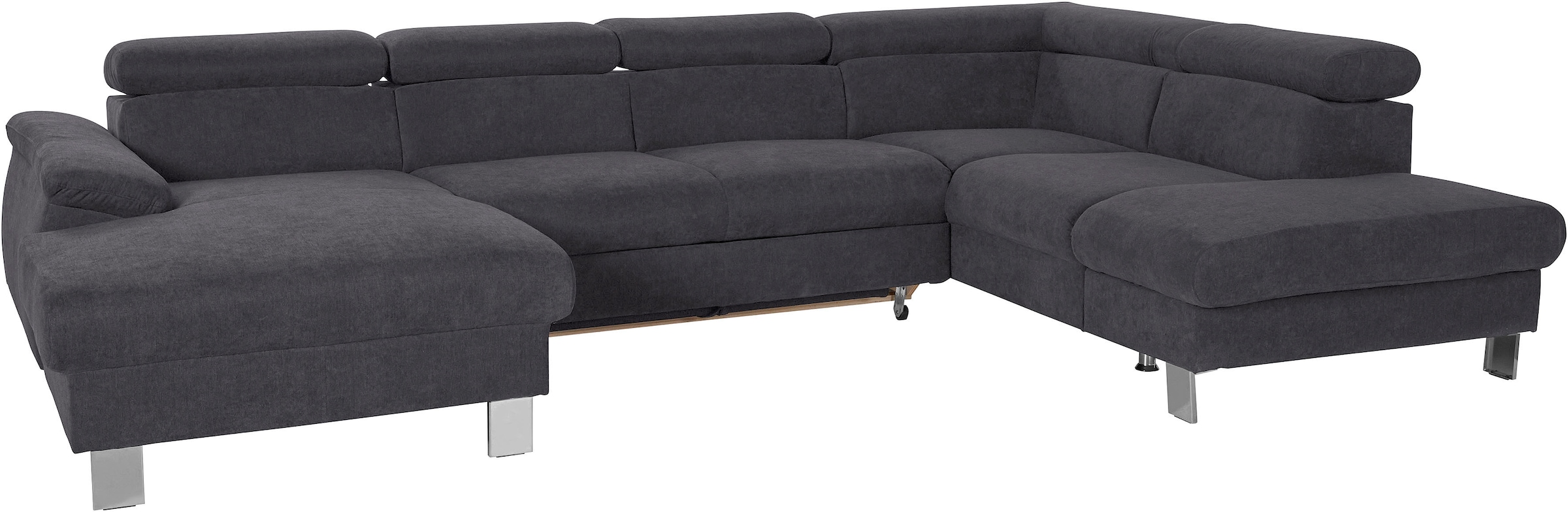 COTTA Wohnlandschaft "Komaris U-Form, B: 320 cm" mit Kopfteilverstellung, o günstig online kaufen