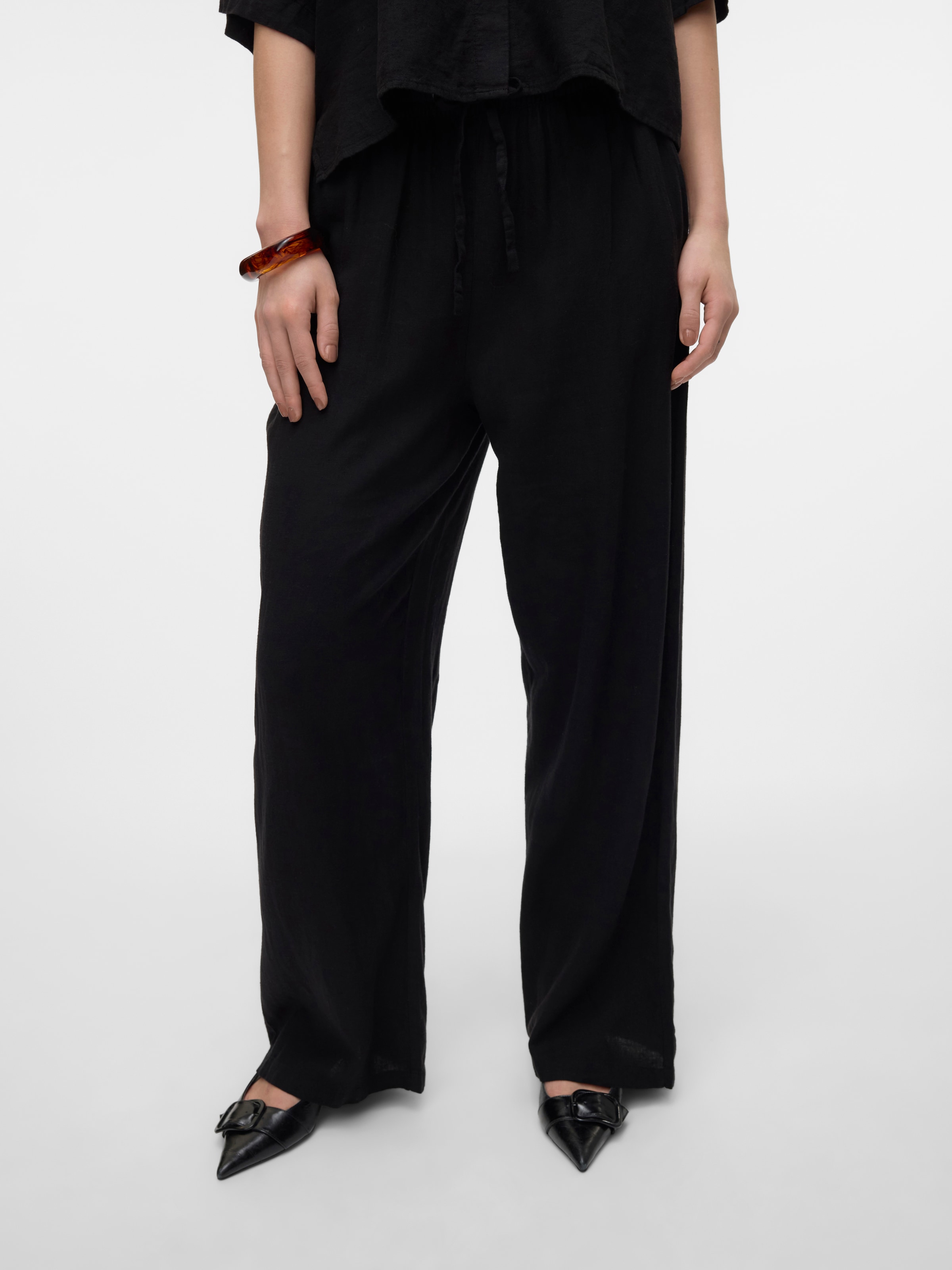Vero Moda Schlupfhose "VMLINN LINEN PANTS WVN NOOS", Sommerhose günstig online kaufen