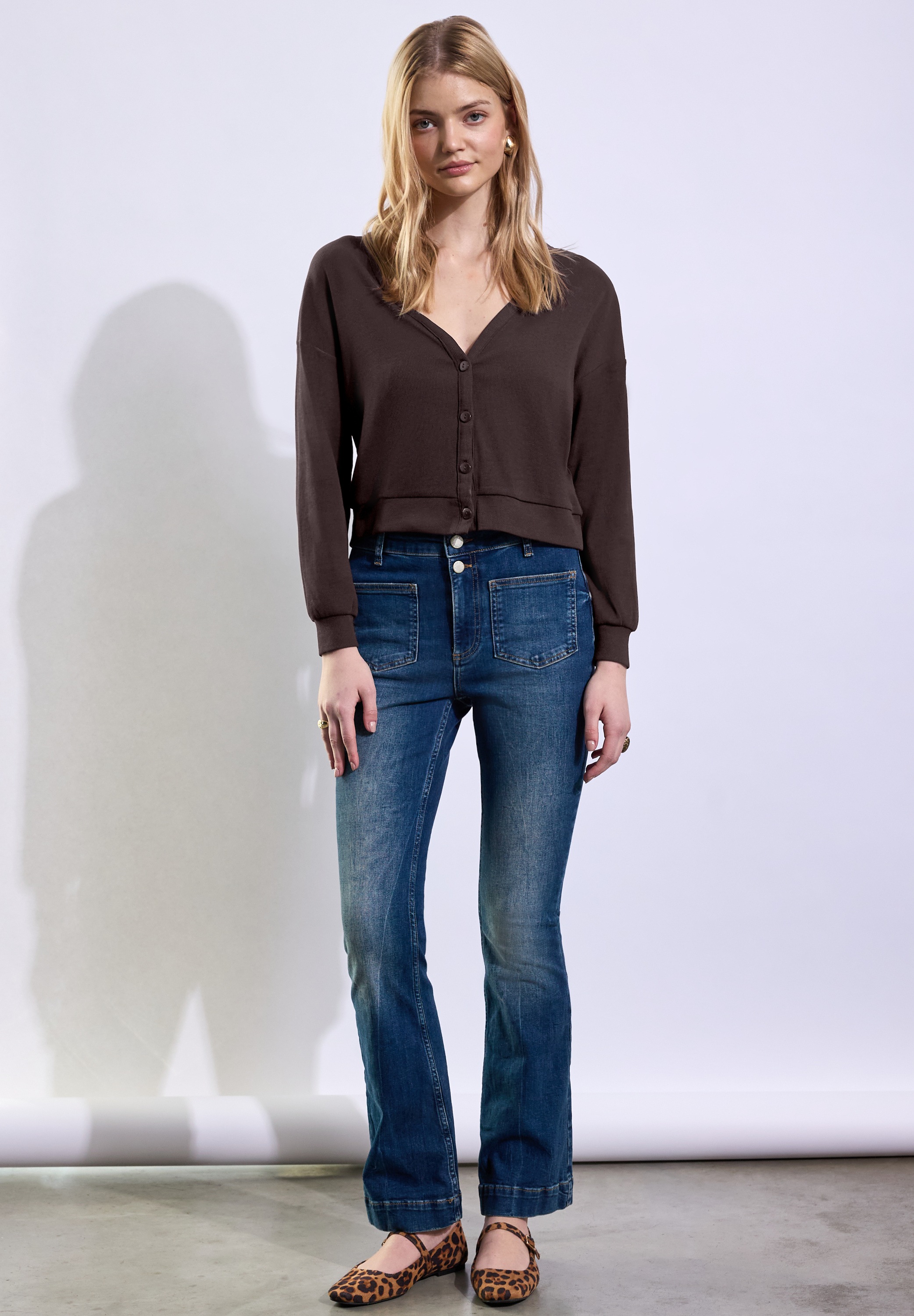 STREET ONE STUDIO Cardigan, mit V-Ausschnitt
