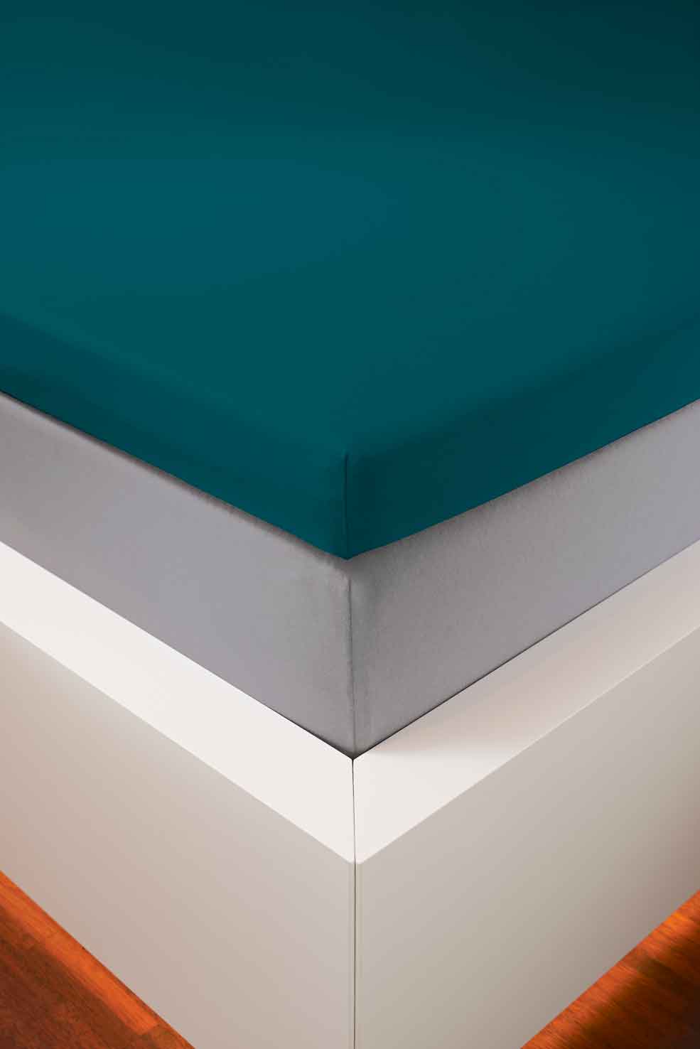bellana Spannbettlaken "bellana deluxe für Topper, mit Elasthan, Premium Jersey 230 g/m²" mit 5% Elasthan, für Topper mit 4-10cm Höhe, bügelfrei, faltenfrei